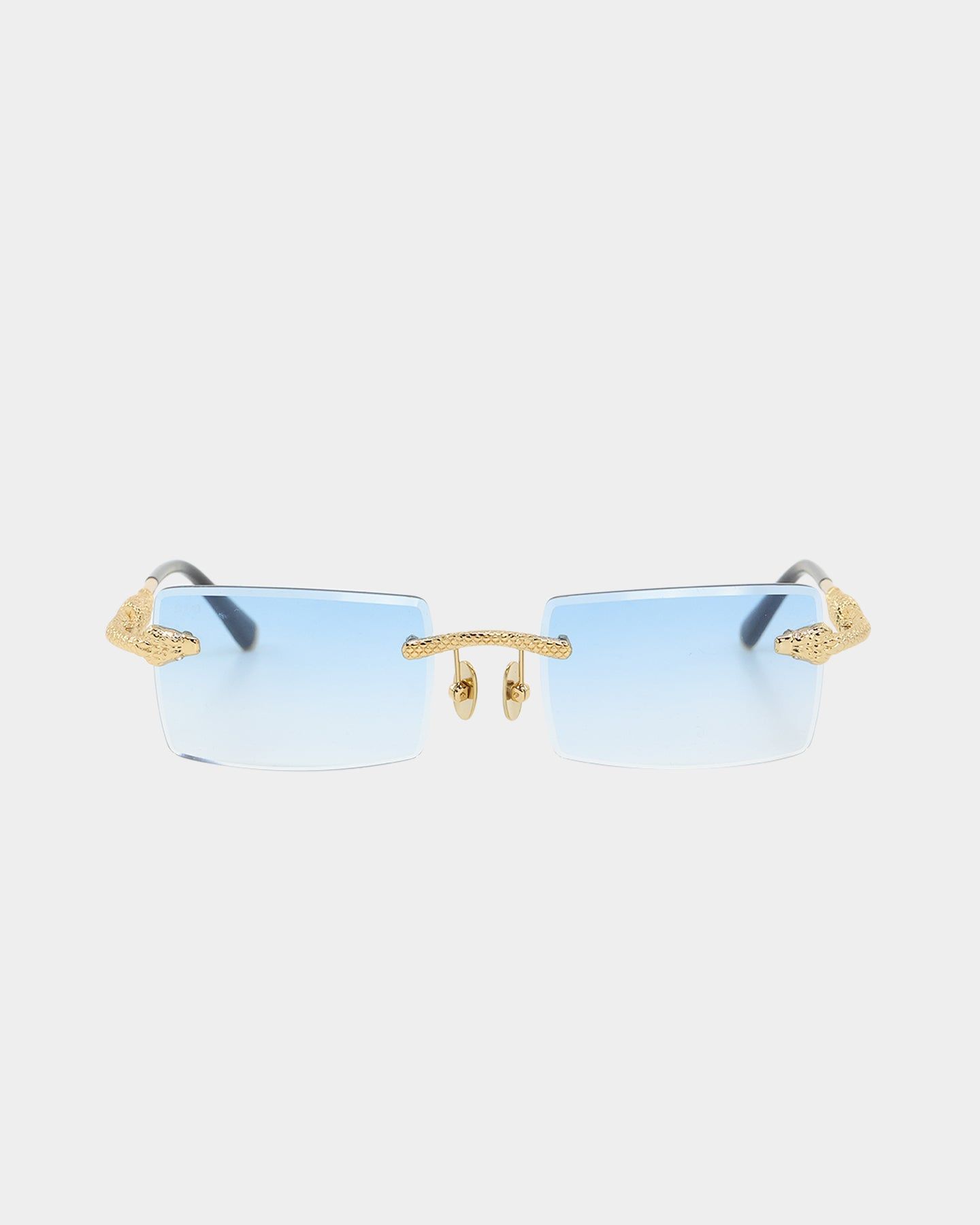 James Oro Blue Tint Serpent Authentic Sunglasses Gold/Blue sold by Culture Kings product image thumbnail 3