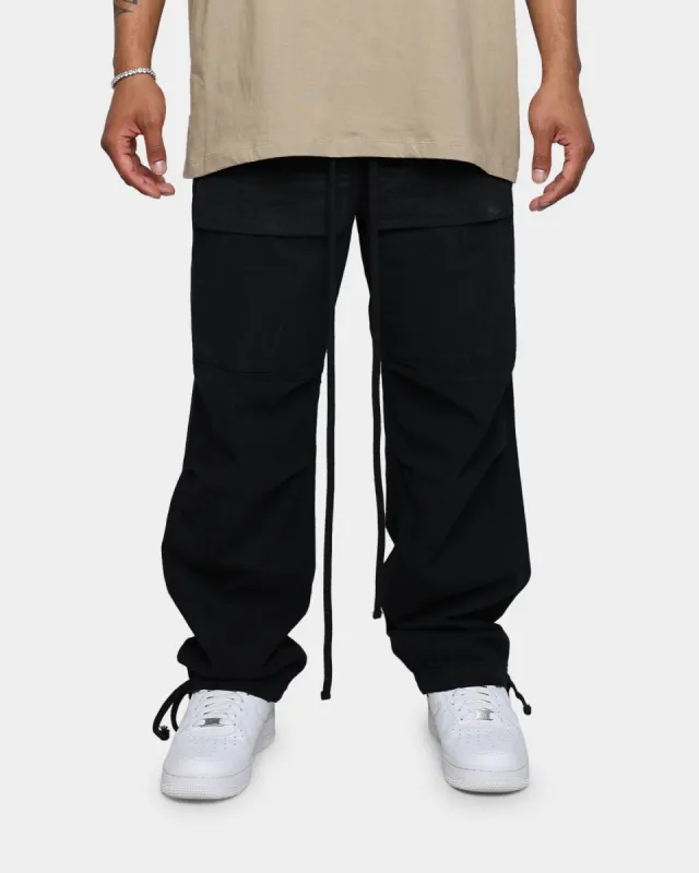 MNML Utility Cargo Pants Black sold by Culture Kings