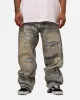 MNML Ultra Baggy Emo Denim Jeans Blue sold by Culture Kings