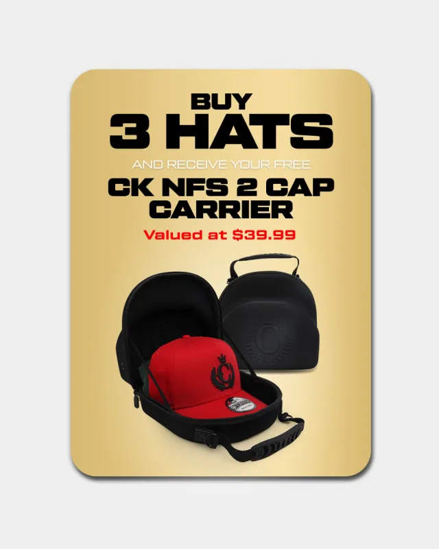 Culture Kings CK NFS 2 Cap Carrier Black sold by Culture Kings