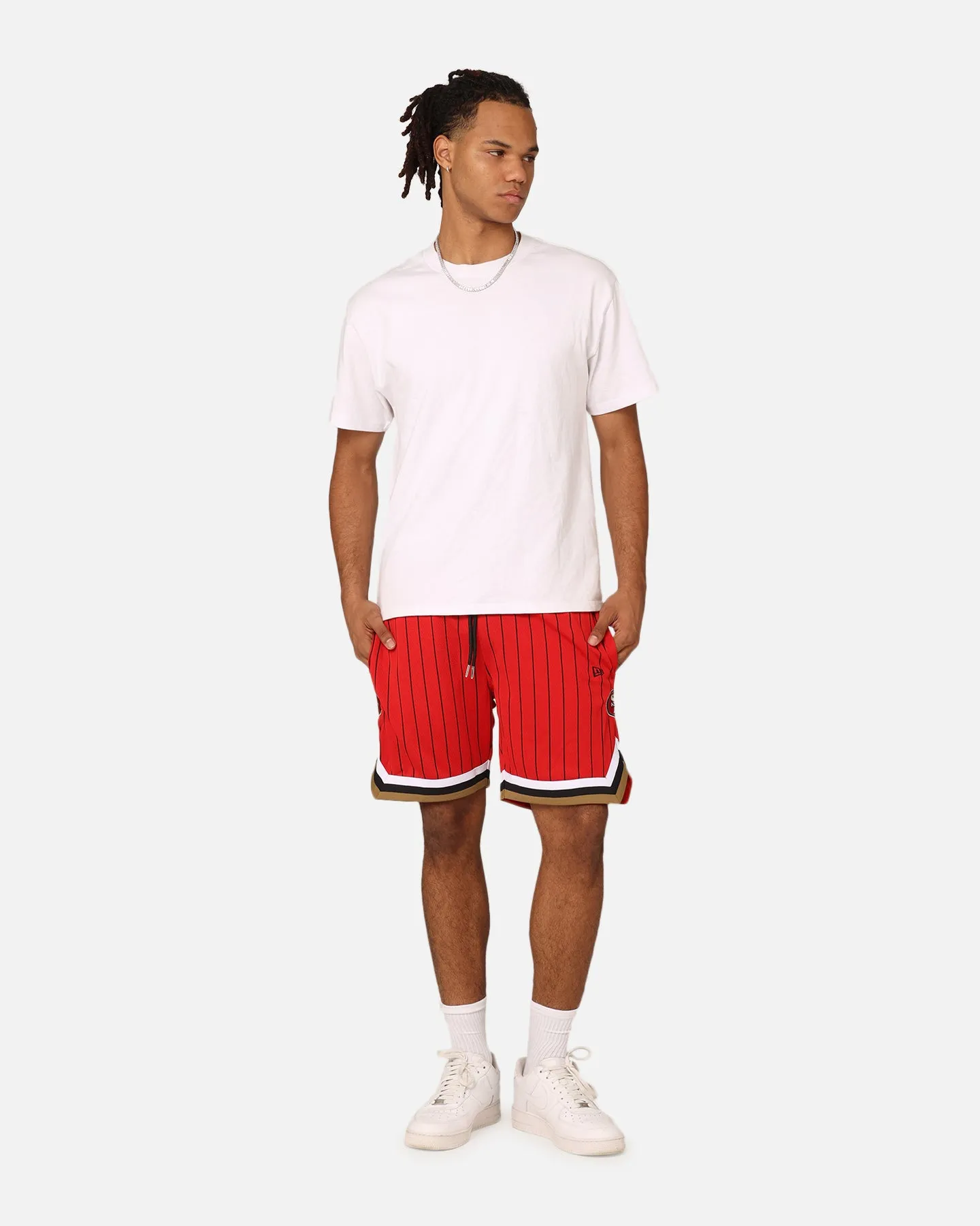 New Era San Francisco 49ers Pinstripe Shorts OTC sold by Culture Kings product image thumbnail 2