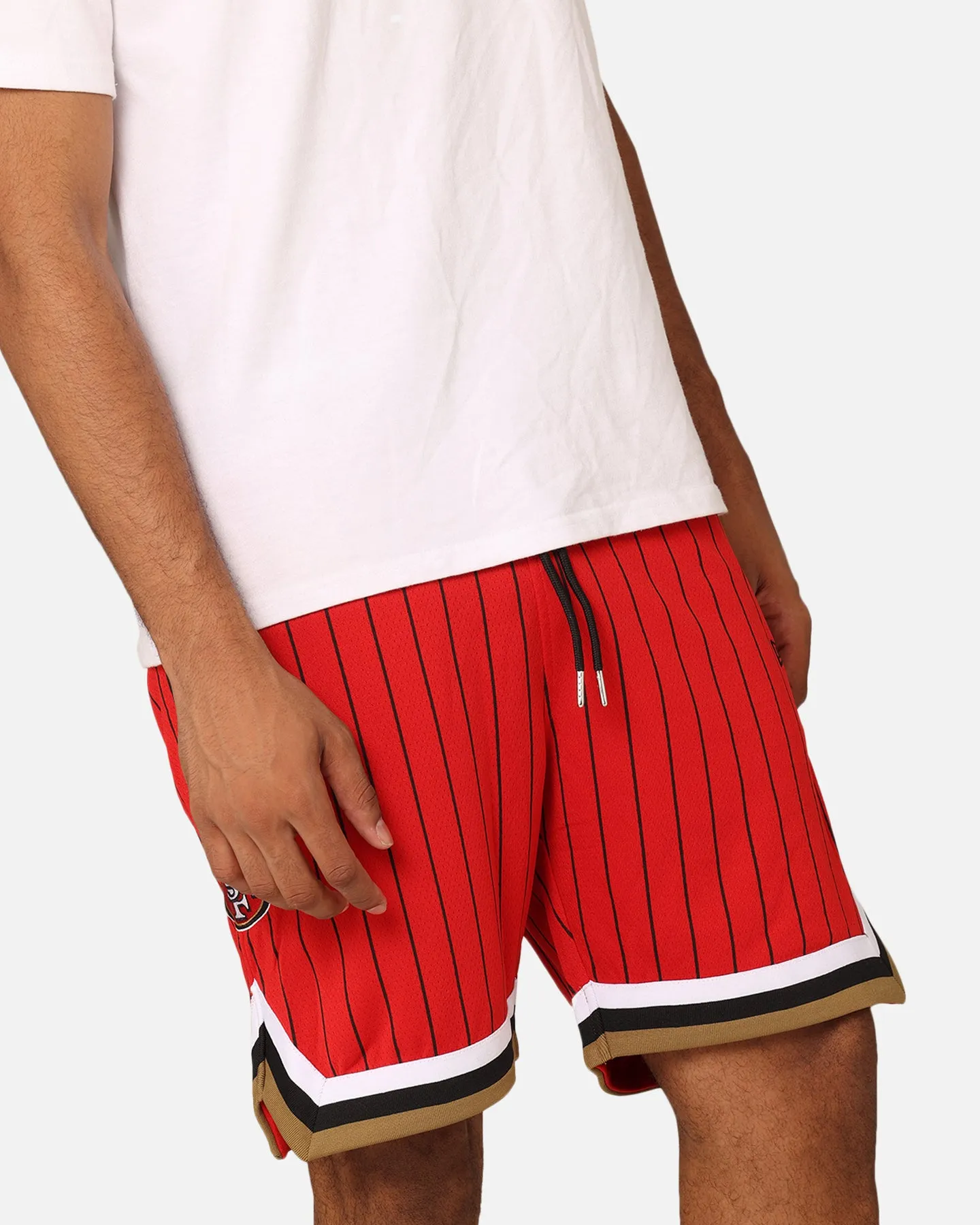 New Era San Francisco 49ers Pinstripe Shorts OTC sold by Culture Kings product image thumbnail 3