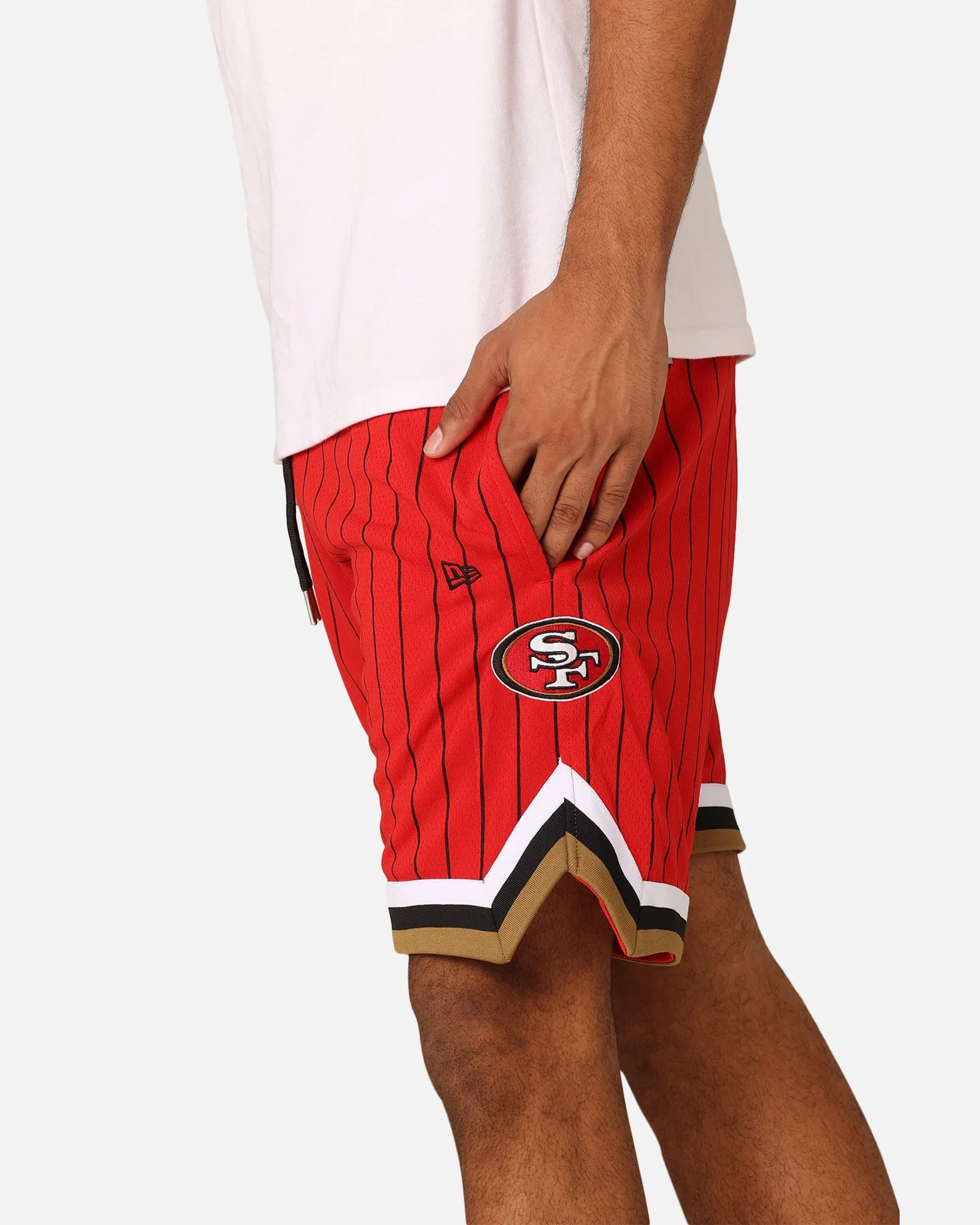 New Era San Francisco 49ers Pinstripe Shorts OTC sold by Culture Kings product image thumbnail 4