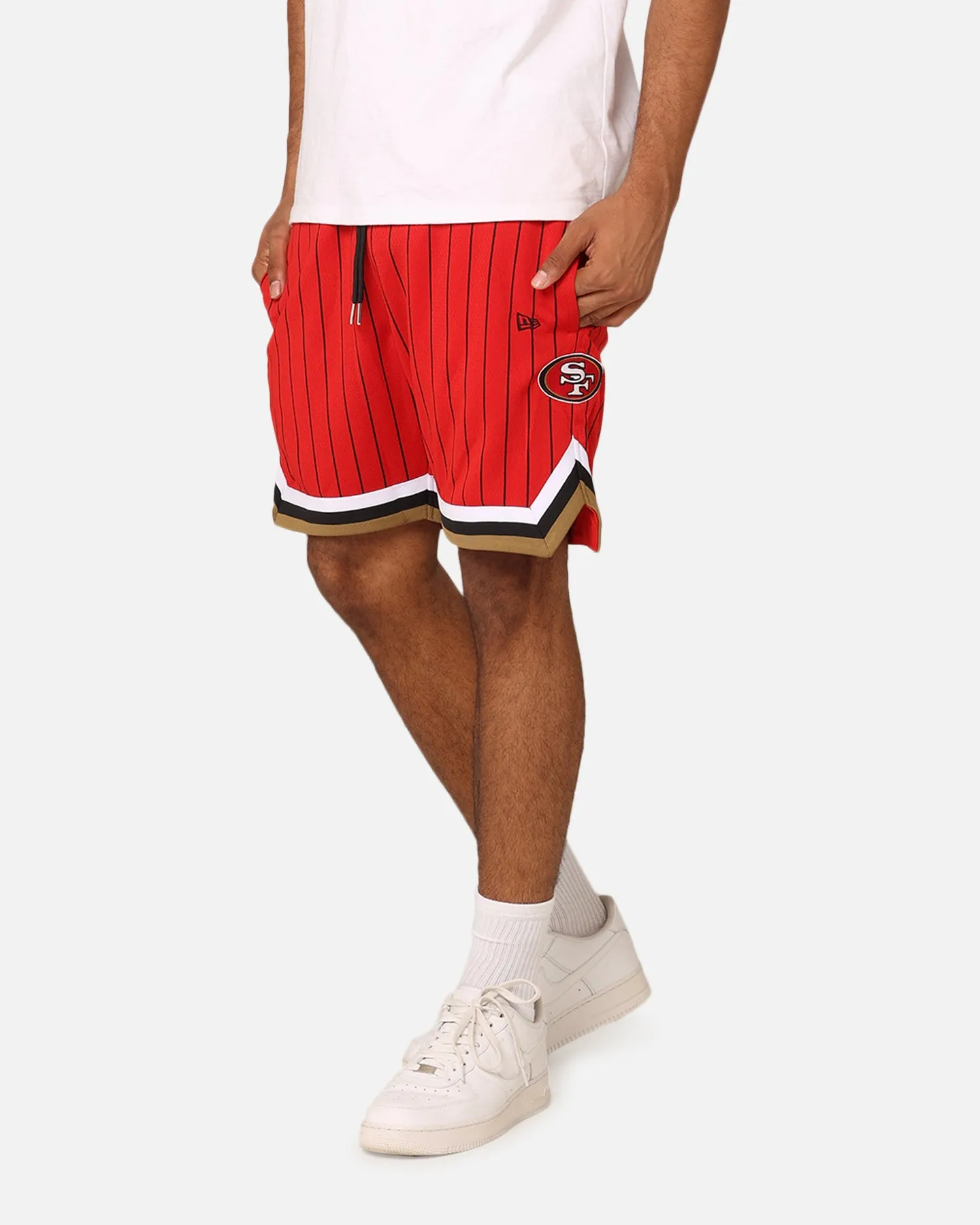 New Era San Francisco 49ers Pinstripe Shorts OTC sold by Culture Kings