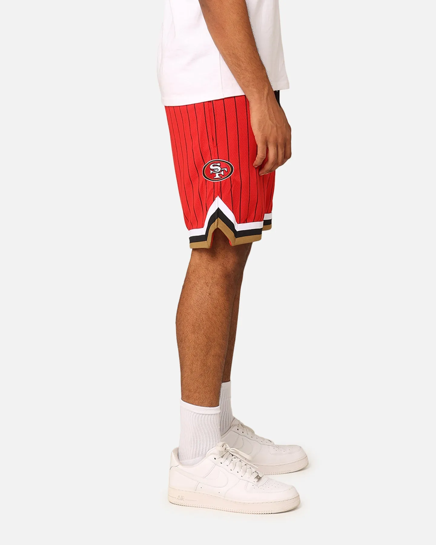 New Era San Francisco 49ers Pinstripe Shorts OTC sold by Culture Kings product image thumbnail 5