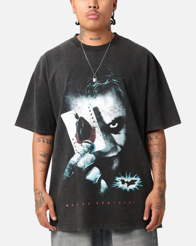 American Thrift X DC Batman The Dark Knight '08 Heavy T-Shirt Vintage Black sold by Culture Kings