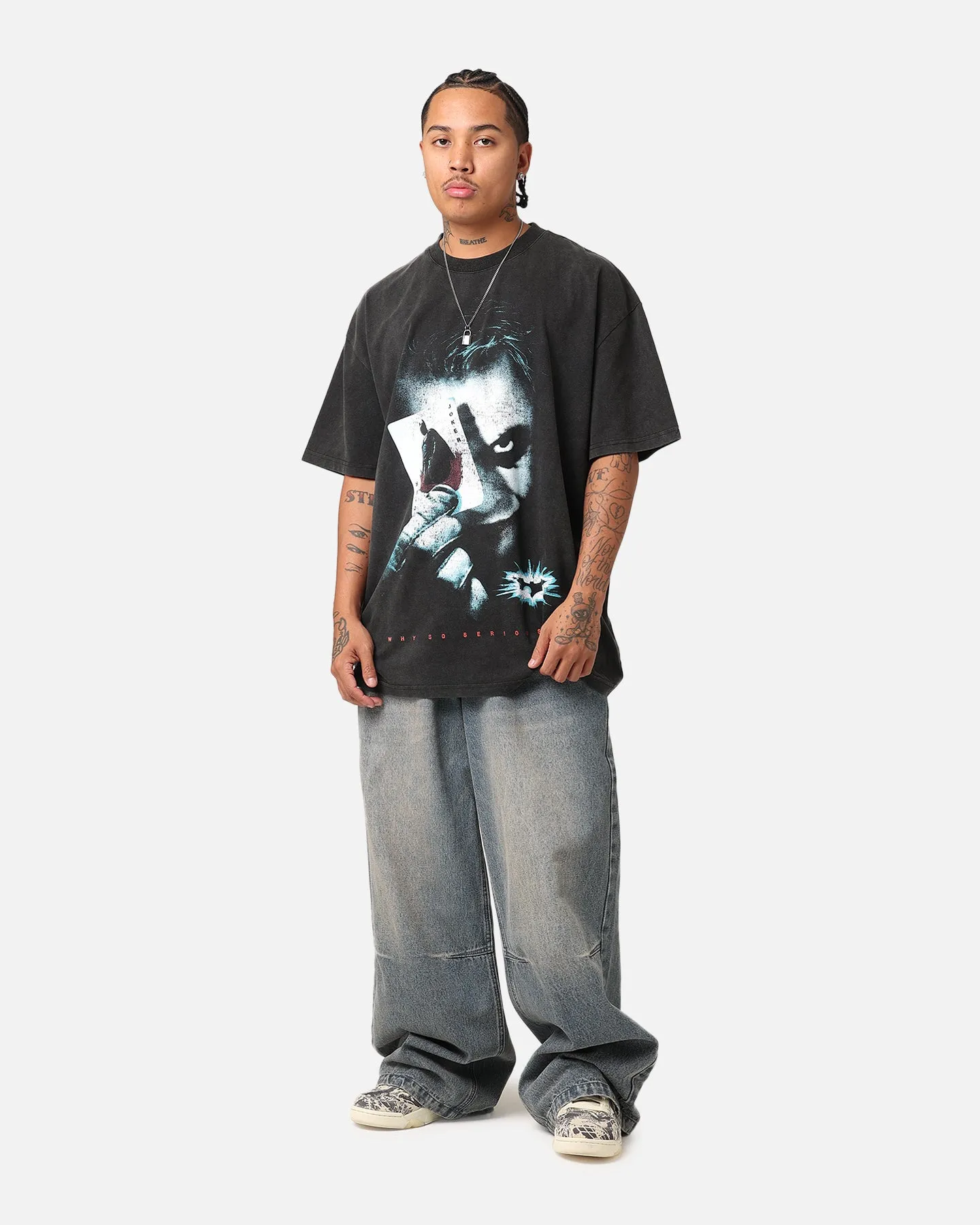 American Thrift X DC Batman The Dark Knight '08 Heavy T-Shirt Vintage Black sold by Culture Kings product image thumbnail 3