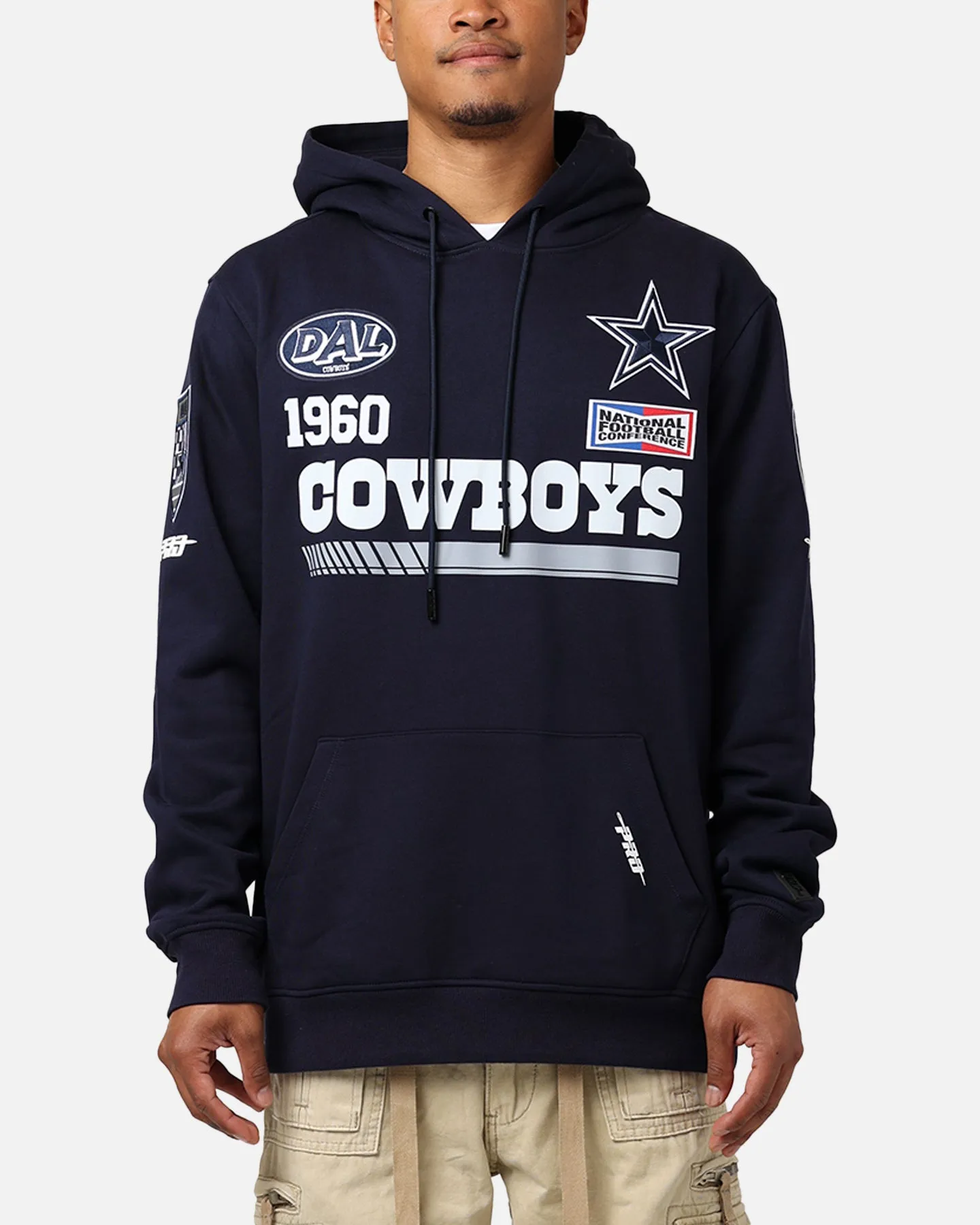 Pro Standard Dallas Cowboys Fast Lane Hoodie Midnight Navy sold by Culture Kings