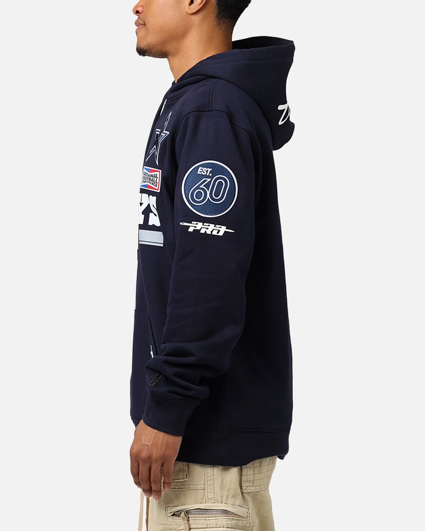 Pro Standard Dallas Cowboys Fast Lane Hoodie Midnight Navy sold by Culture Kings product image thumbnail 5