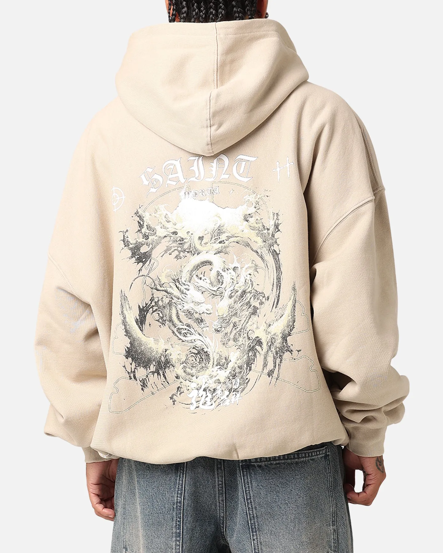 Saint Morta Year Of The Dragon Hoodie Stone sold by Culture Kings