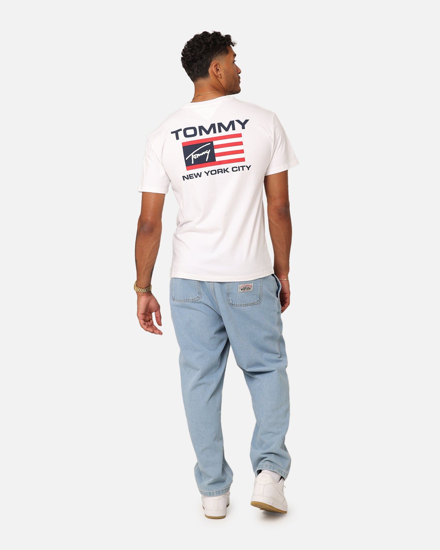 Tommy Jeans Classic Athletic Flag T-Shirt White sold by Culture Kings product image thumbnail 3