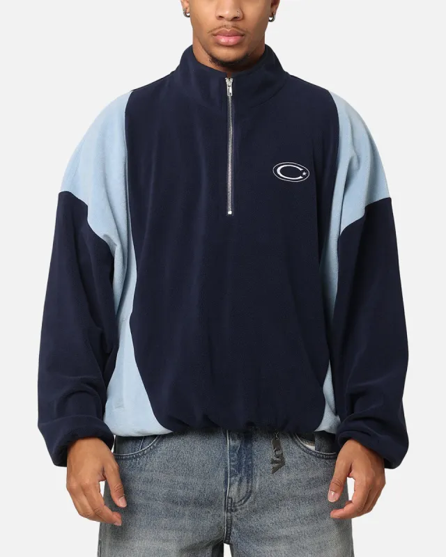 Carre C-Star Polarfleece Quarter Zip Crewneck Light Blue/Mul sold by Culture Kings