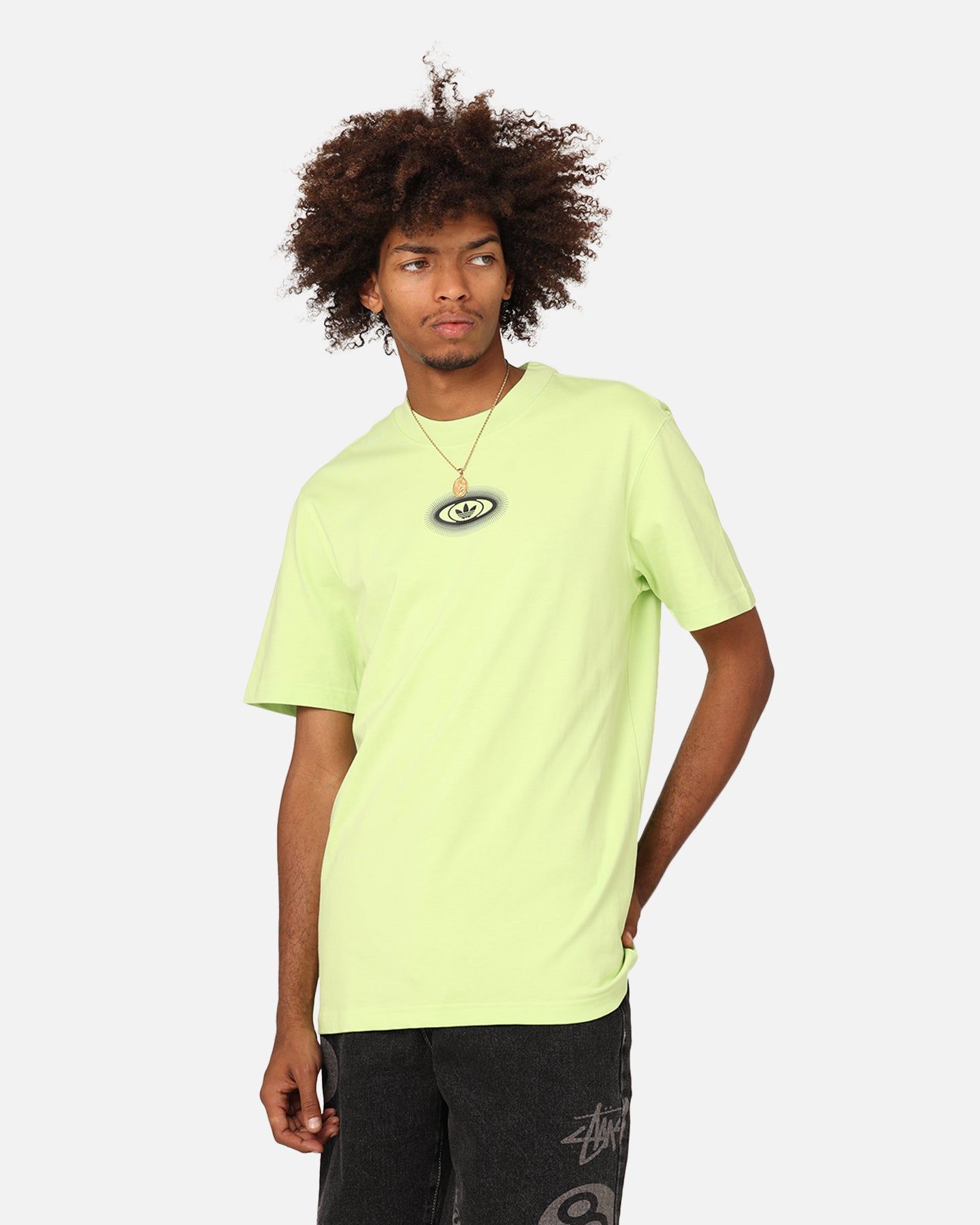 Adidas Rekive Graphic T-Shirt Pulse Lime sold by Culture Kings product image thumbnail 2