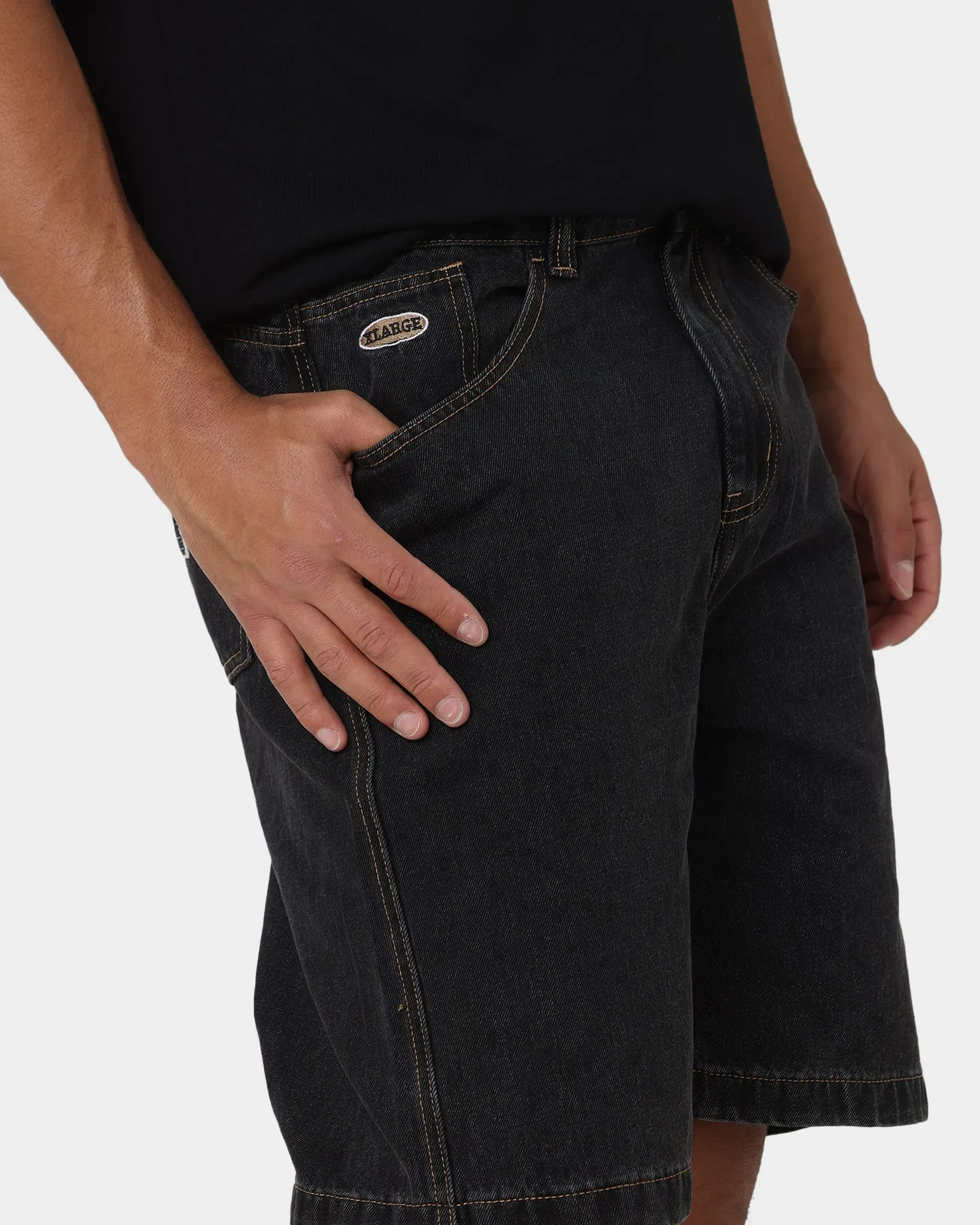 X-Large Bull Denim 91 Shorts Washed Black sold by Culture Kings product image thumbnail 3