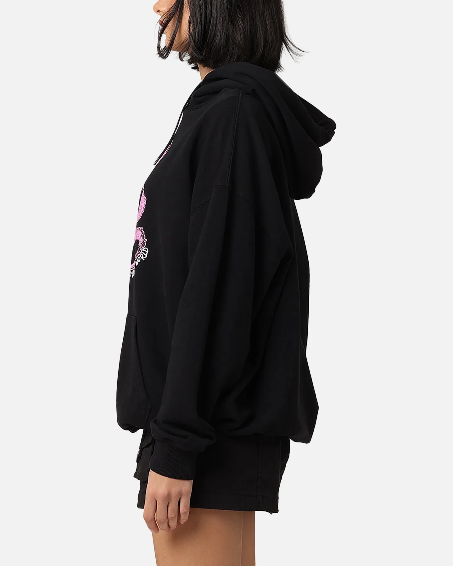 X-Girl Women's Teddy Oversized Hoodie Black sold by Culture Kings product image thumbnail 5