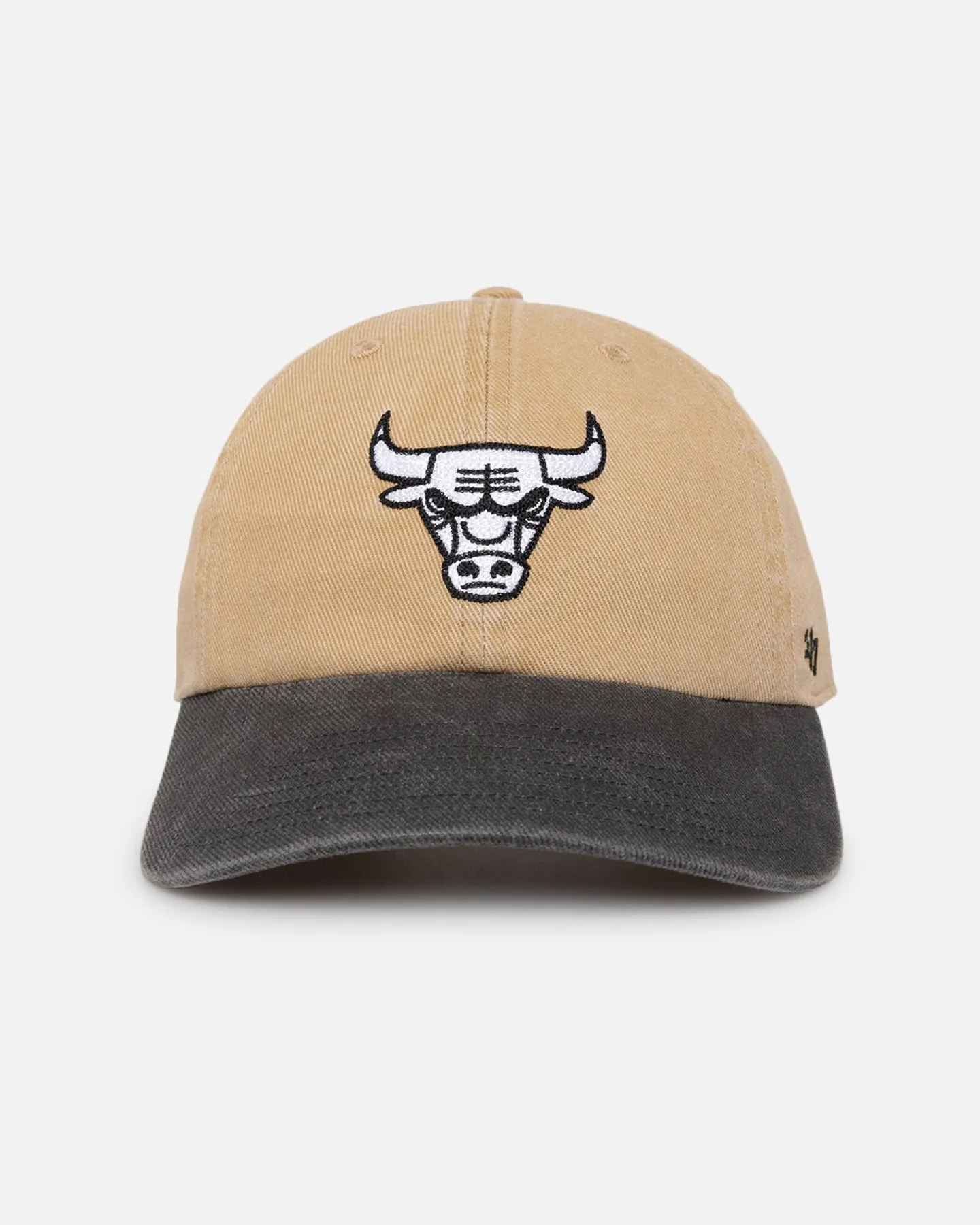 47 Brand Chicago Bulls 47 Clean Up Strapback Khaki sold by Culture Kings