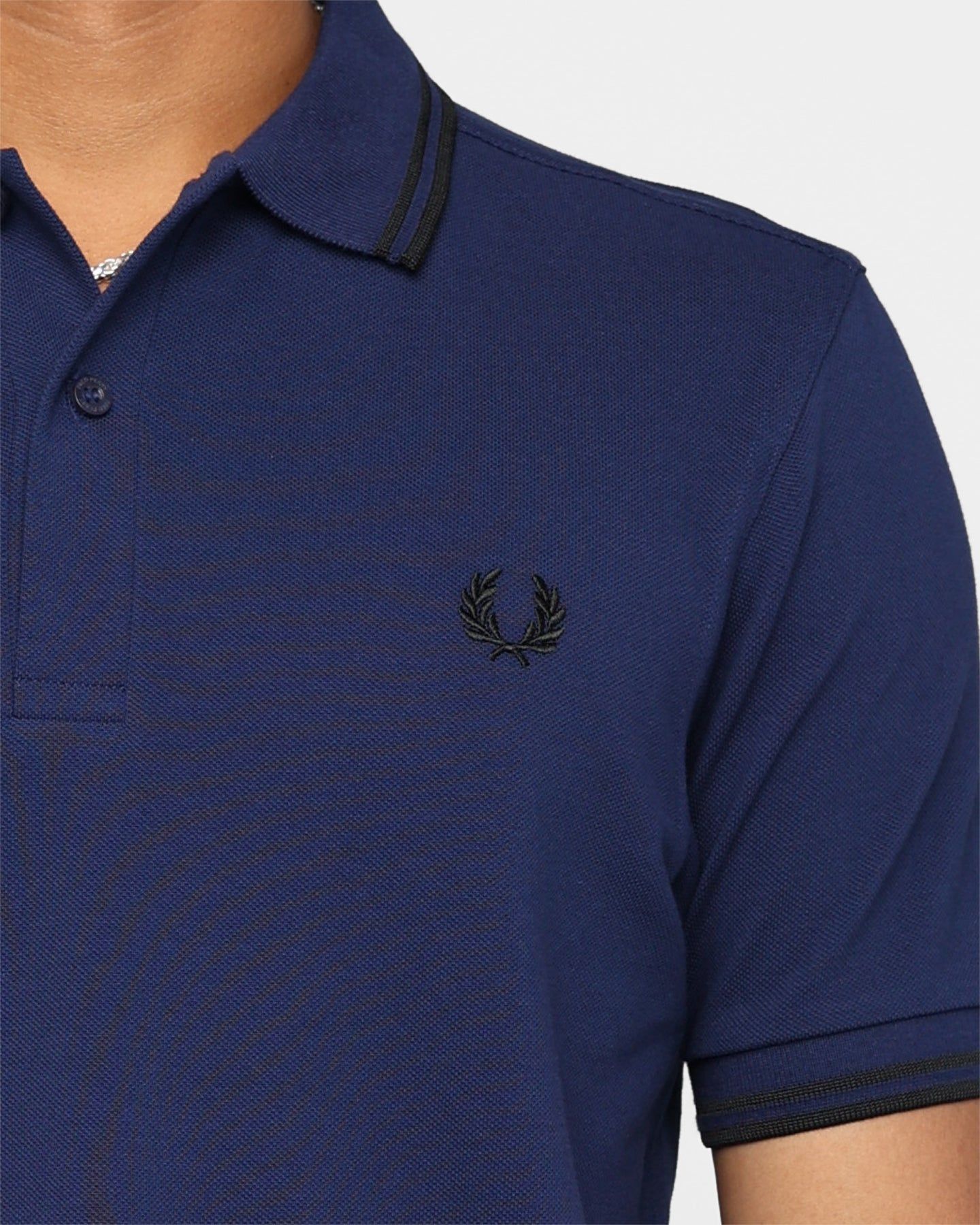 Fred Perry Twin Tipped Polo Shirt French Navy/Black sold by Culture Kings product image thumbnail 3
