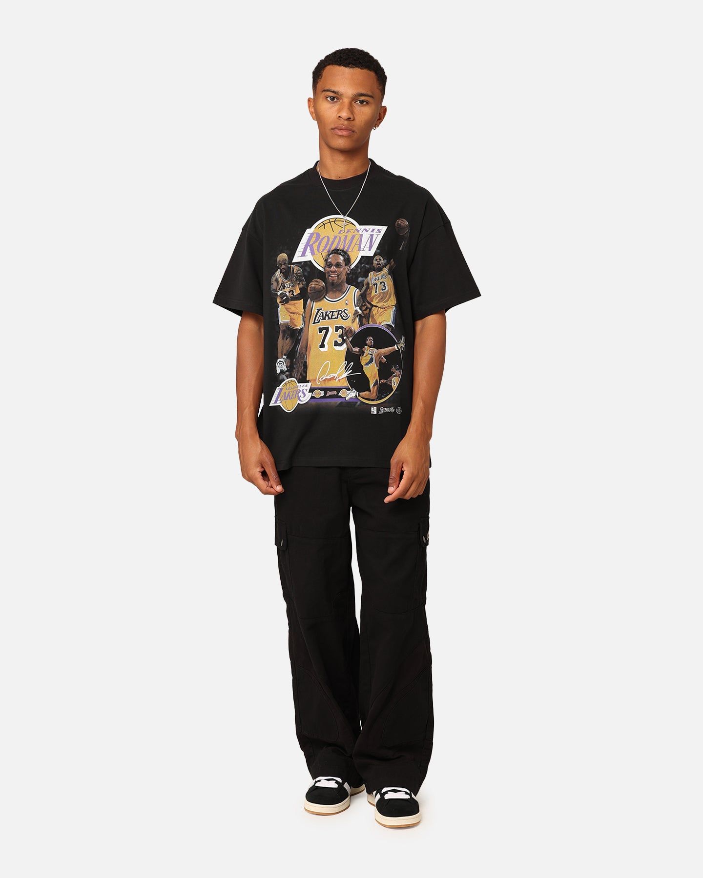 Mitchell & Ness Los Angeles Lakers Dennis Rodman Player T-Shirt Black sold by Culture Kings product image thumbnail 2
