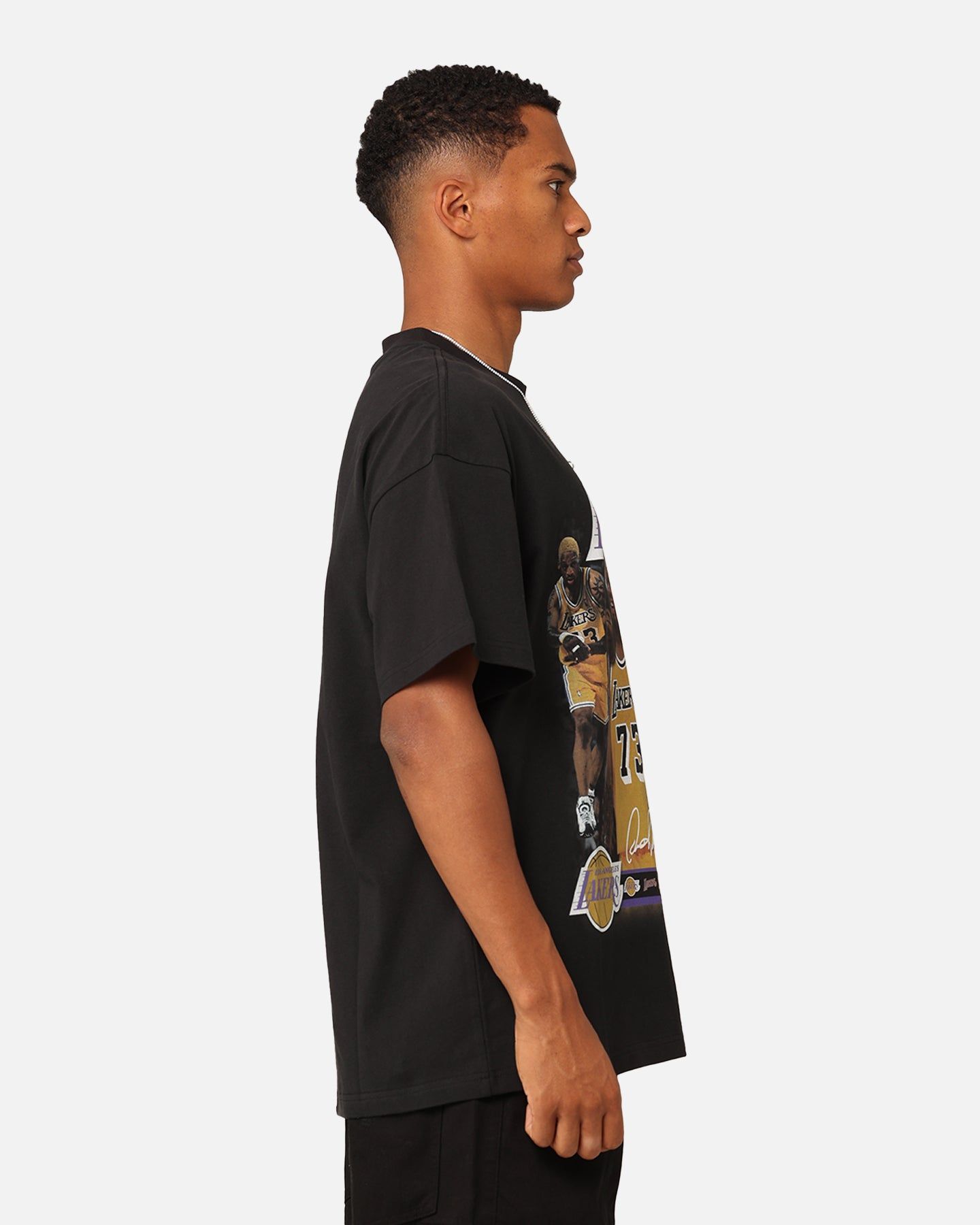 Mitchell & Ness Los Angeles Lakers Dennis Rodman Player T-Shirt Black sold by Culture Kings product image thumbnail 4