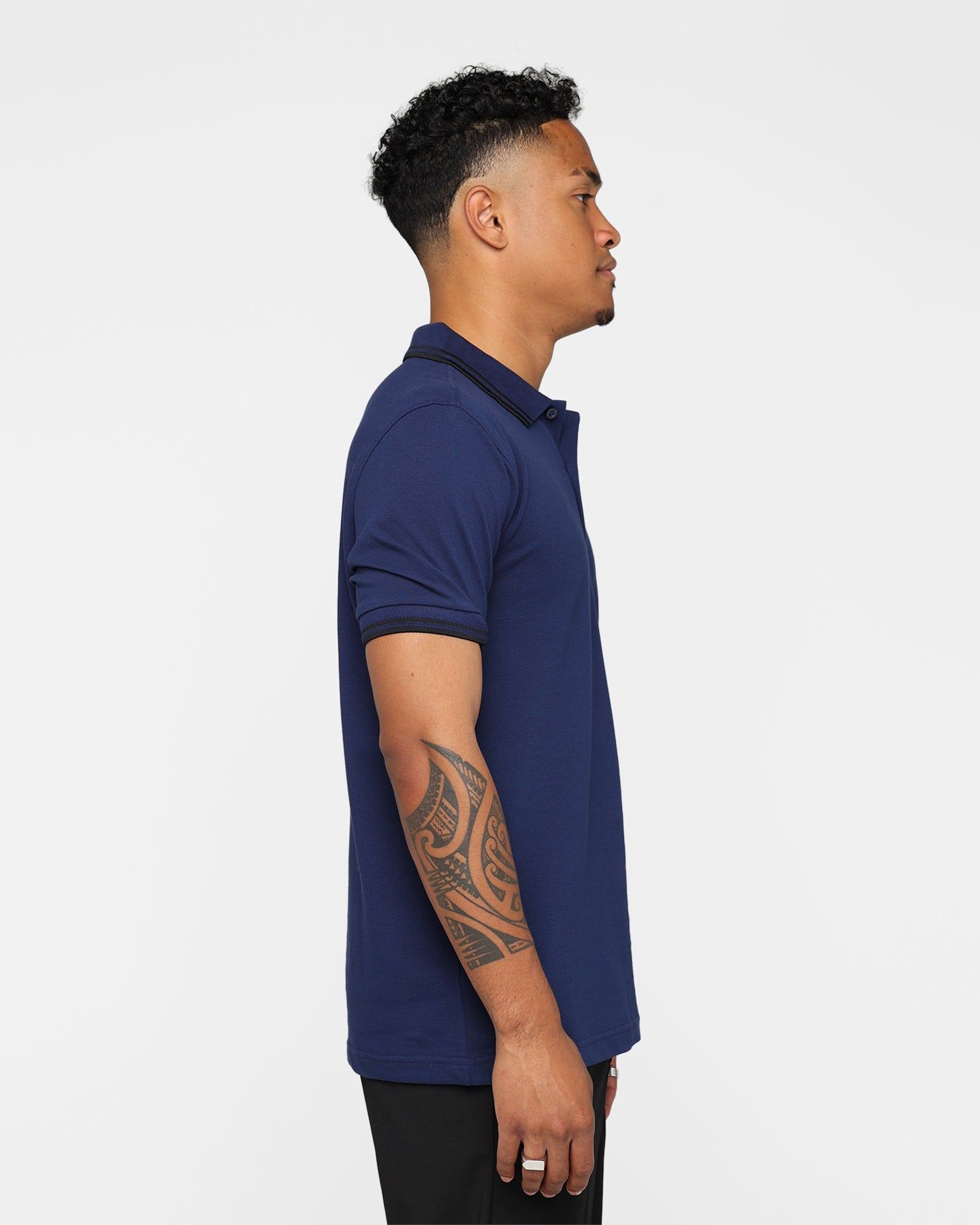 Fred Perry Twin Tipped Polo Shirt French Navy/Black sold by Culture Kings product image thumbnail 5