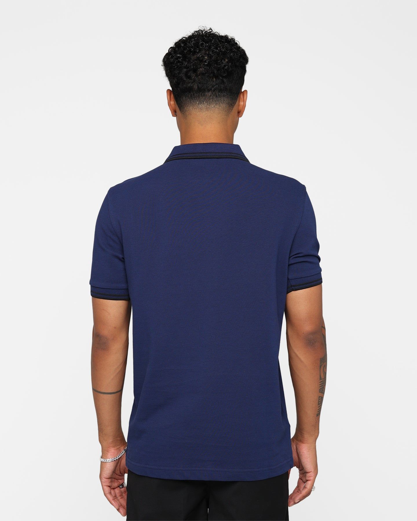 Fred Perry Twin Tipped Polo Shirt French Navy/Black sold by Culture Kings product image thumbnail 4
