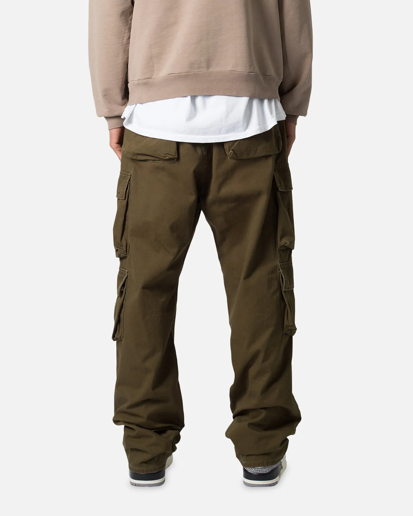 MNML Baggy Cargo Pants Washed Olive sold by Culture Kings product image thumbnail 4