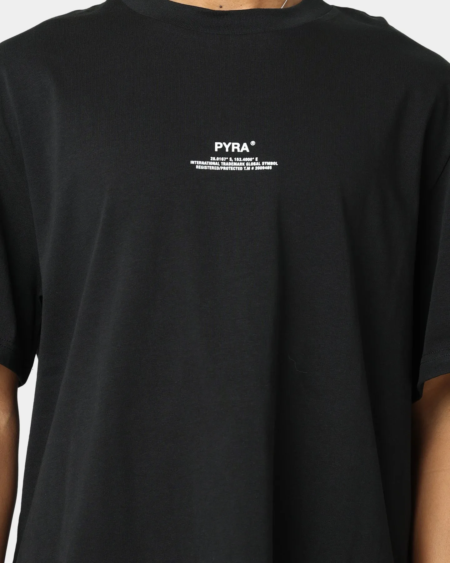 Pyra Stacked Logo T-Shirt Black/White sold by Culture Kings product image thumbnail 3