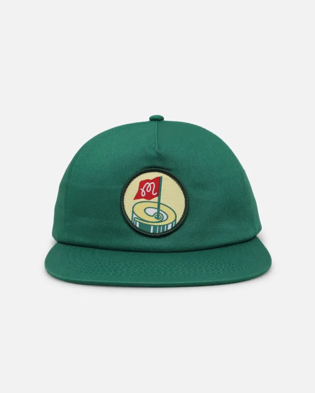 Malbon Pin High Painters 6 Panel Snapback Kelly Green sold by Culture Kings