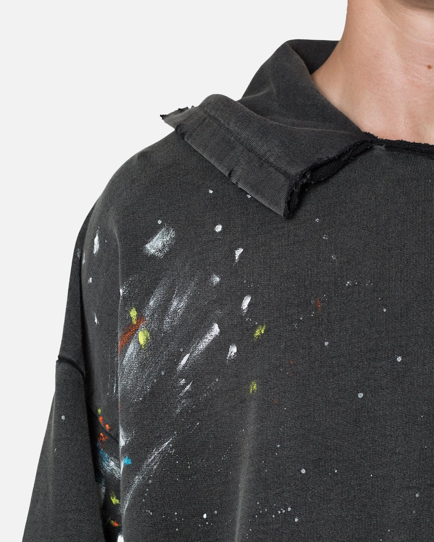 MNML Destroyed Painter Hoodie Vintage Black sold by Culture Kings product image thumbnail 5