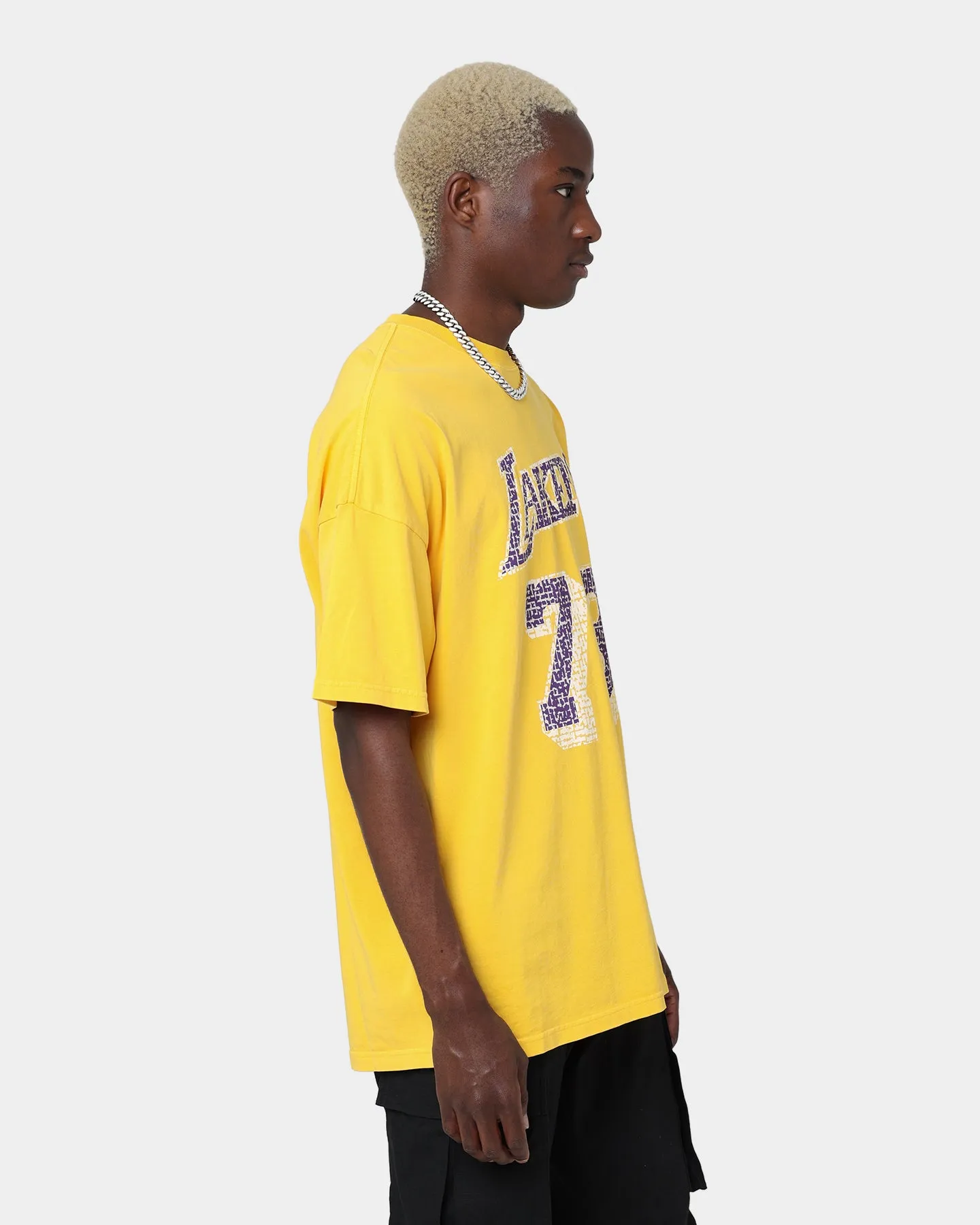 Mitchell & Ness Los Angeles Lakers Dennis Rodman #34 N&N Oversized T-Shirt Faded Yellow sold by Culture Kings product image thumbnail 5