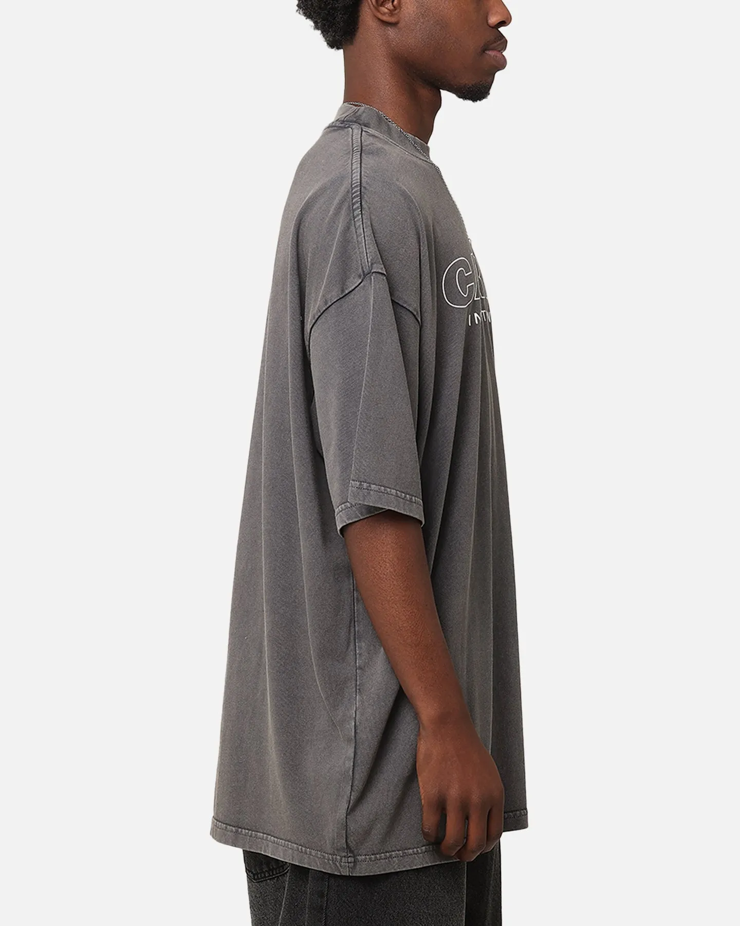Carre Out Motion T-Shirt Washed Charcoal sold by Culture Kings product image thumbnail 4