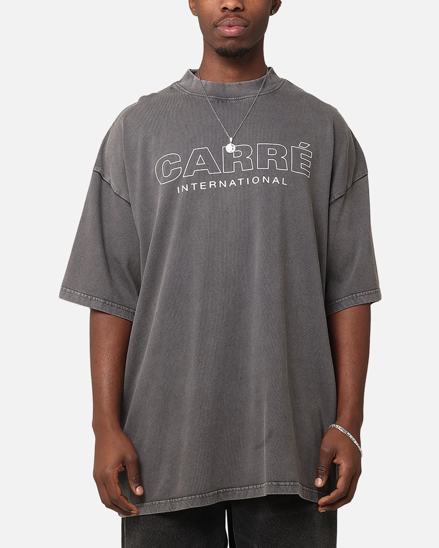 Carre Out Motion T-Shirt Washed Charcoal sold by Culture Kings