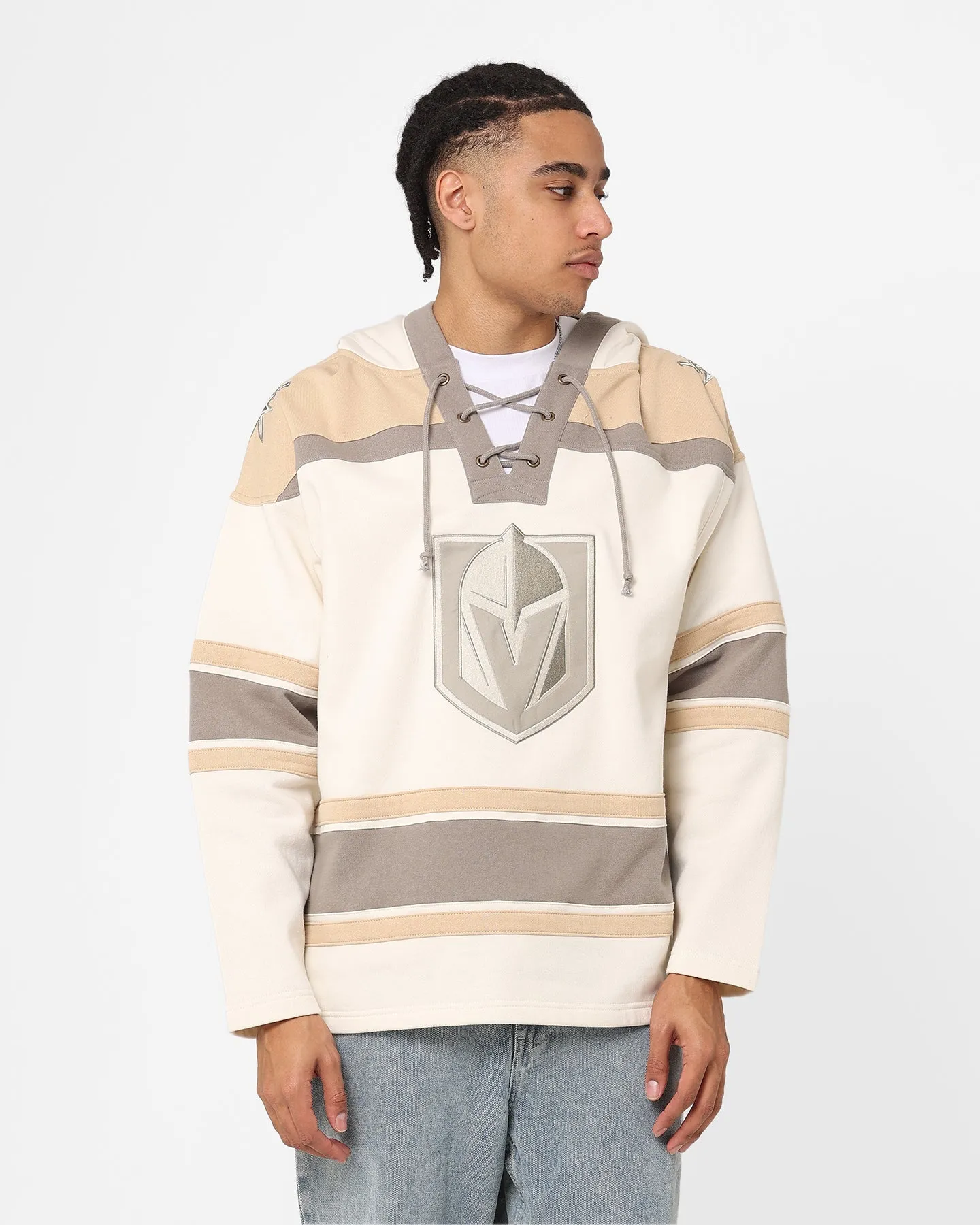 47 Brand Las Vegas Knights Superior Lacer Hoodie Cream/Khaki sold by Culture Kings