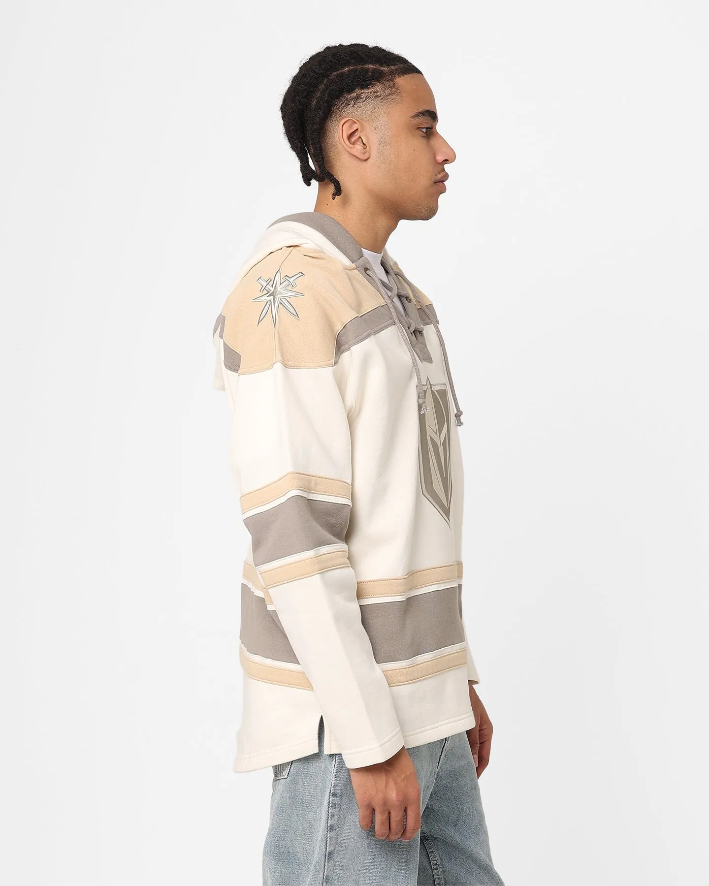 47 Brand Las Vegas Knights Superior Lacer Hoodie Cream/Khaki sold by Culture Kings product image thumbnail 5