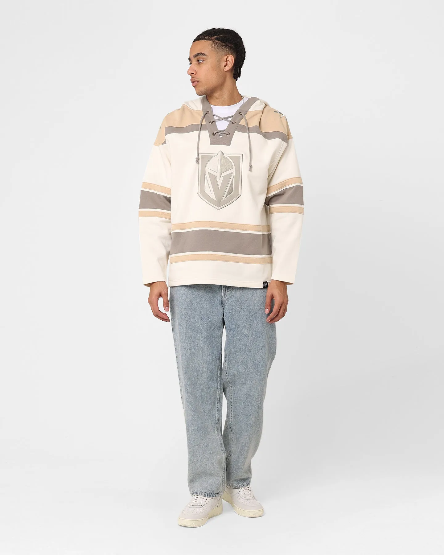 47 Brand Las Vegas Knights Superior Lacer Hoodie Cream/Khaki sold by Culture Kings product image thumbnail 2