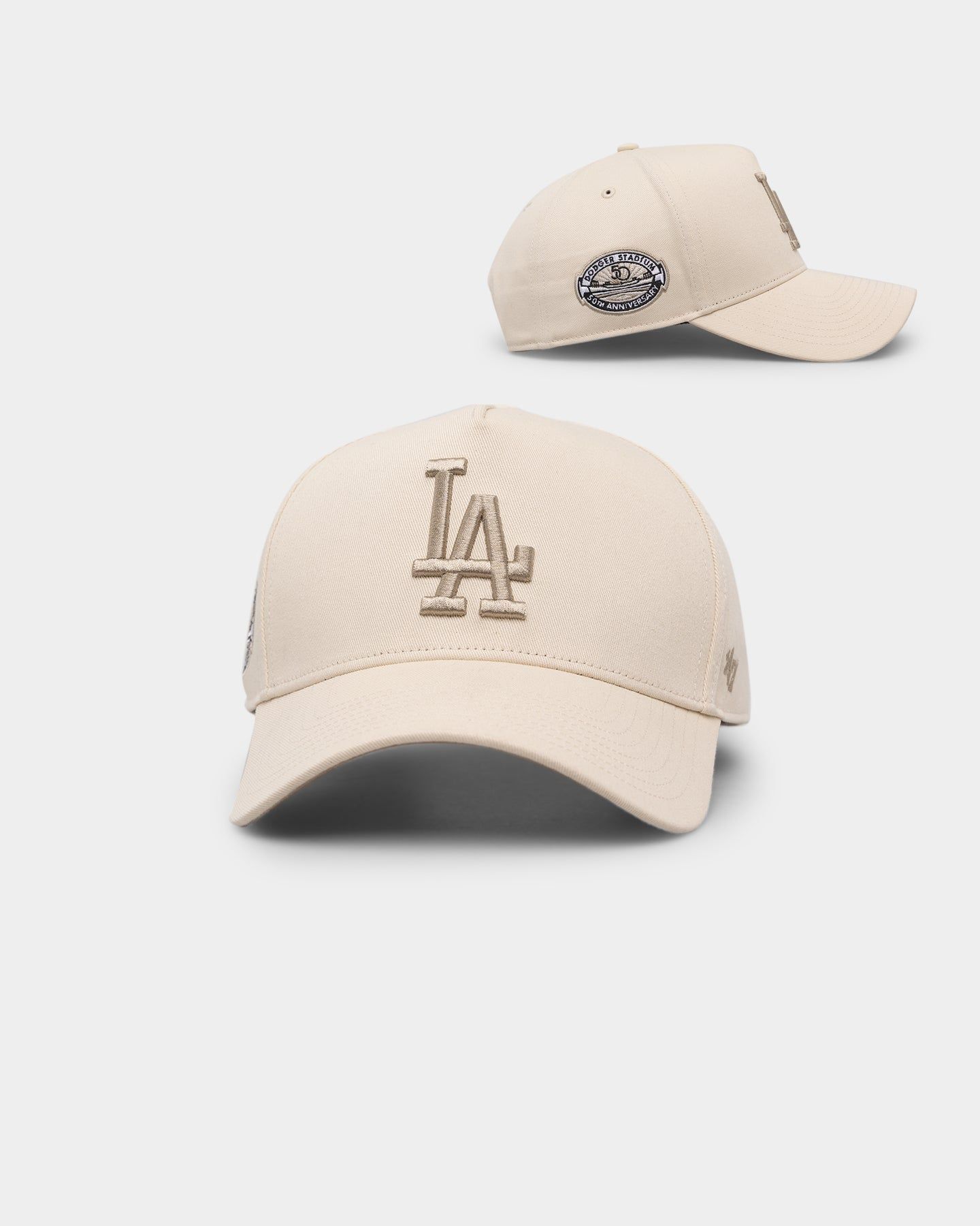 47 Brand Los Angeles Dodgers 'Caramel Swirl' Sure Shot TT Cotton MVP Snapback Natural/Khaki sold by Culture Kings