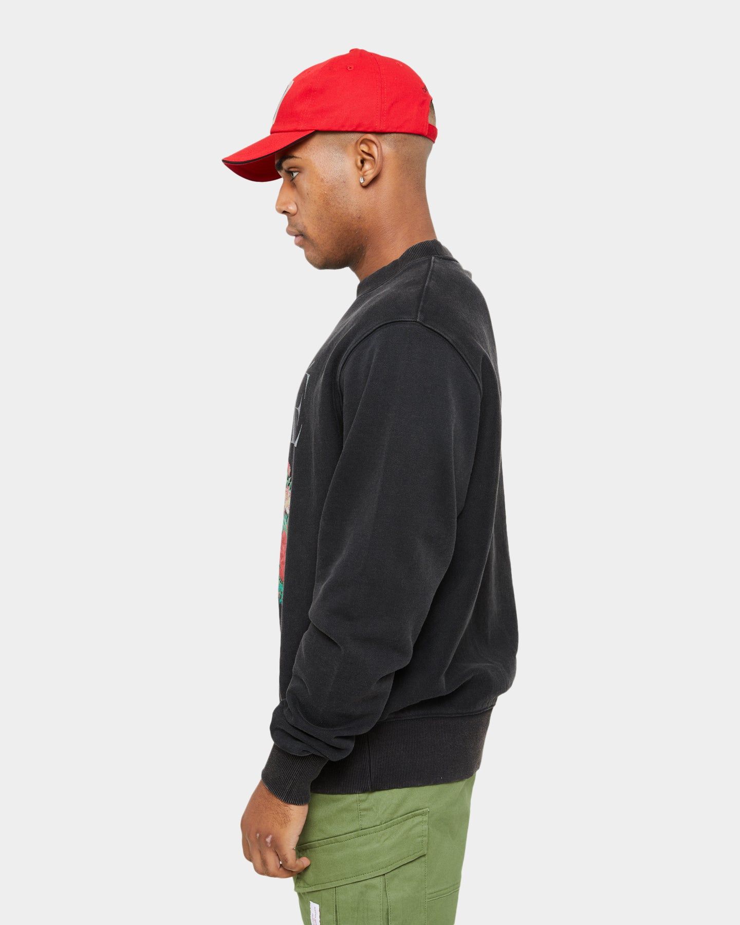 Carre Skull & Rose Vintage Crewneck Washed Black sold by Culture Kings product image thumbnail 4