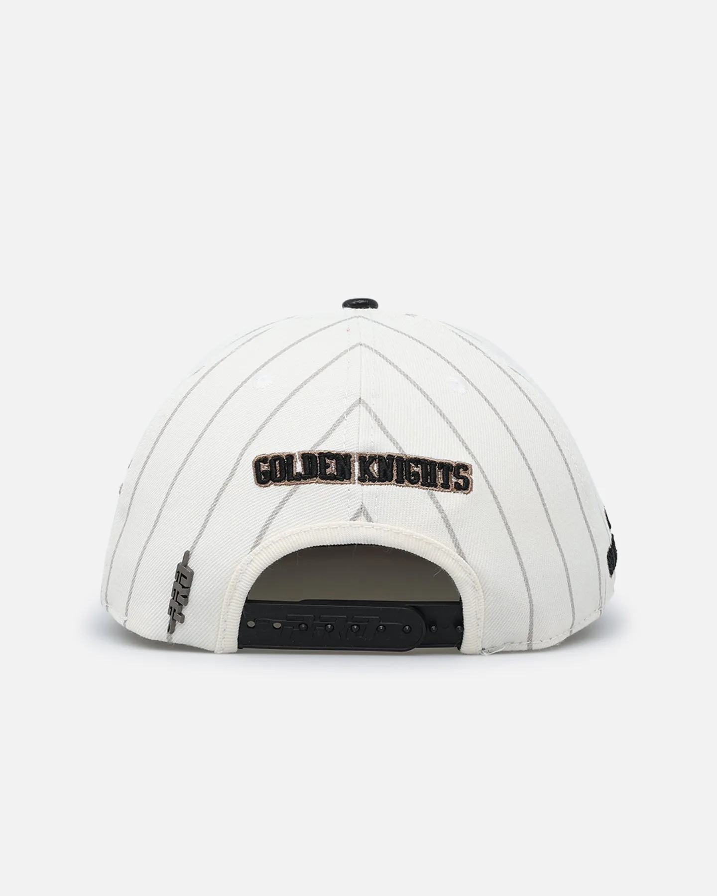 Pro Standard Vegas Golden Knights Pinstripe Wool Snapback Eggshell/Yellow sold by Culture Kings product image thumbnail 2