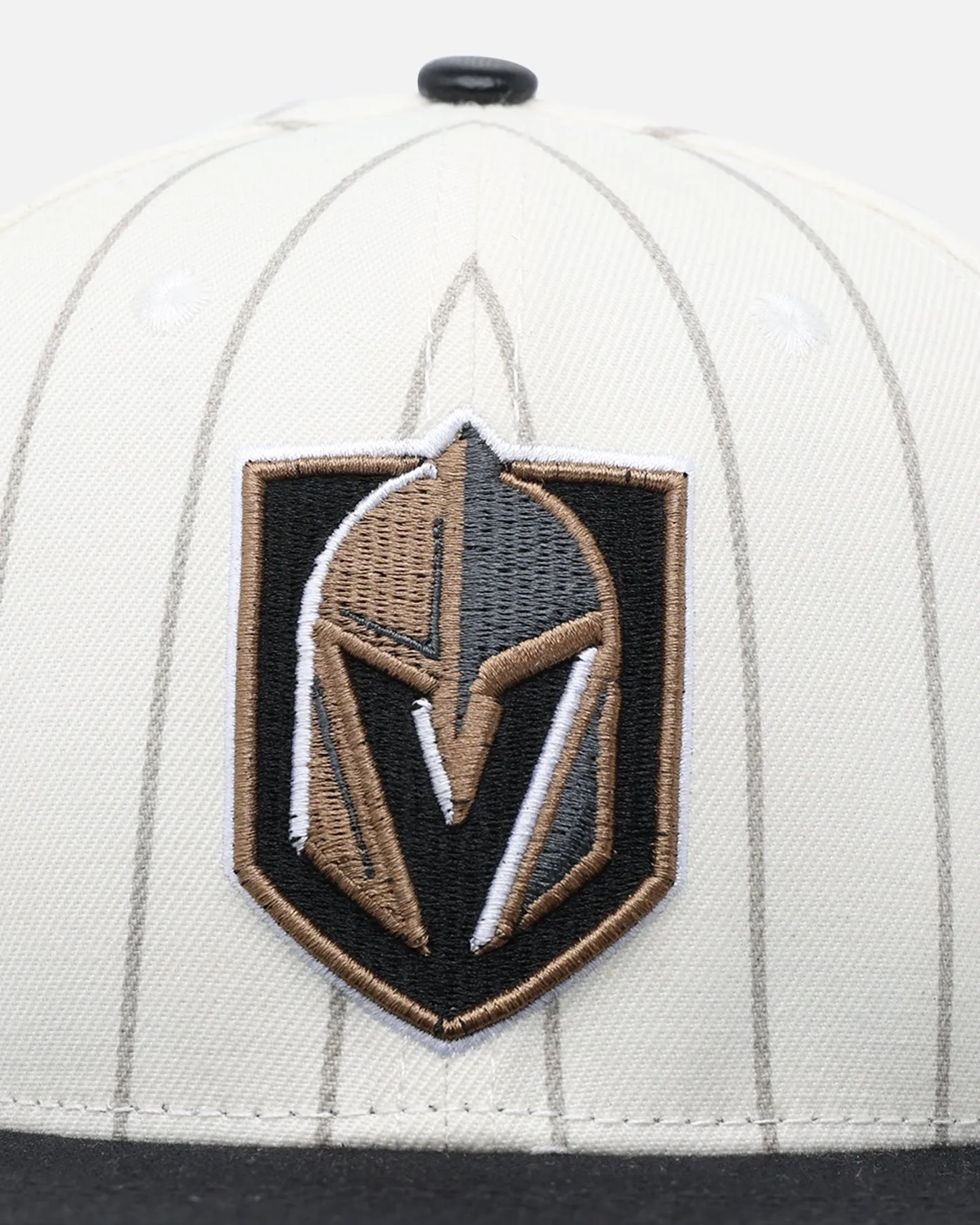 Pro Standard Vegas Golden Knights Pinstripe Wool Snapback Eggshell/Yellow sold by Culture Kings product image thumbnail 5