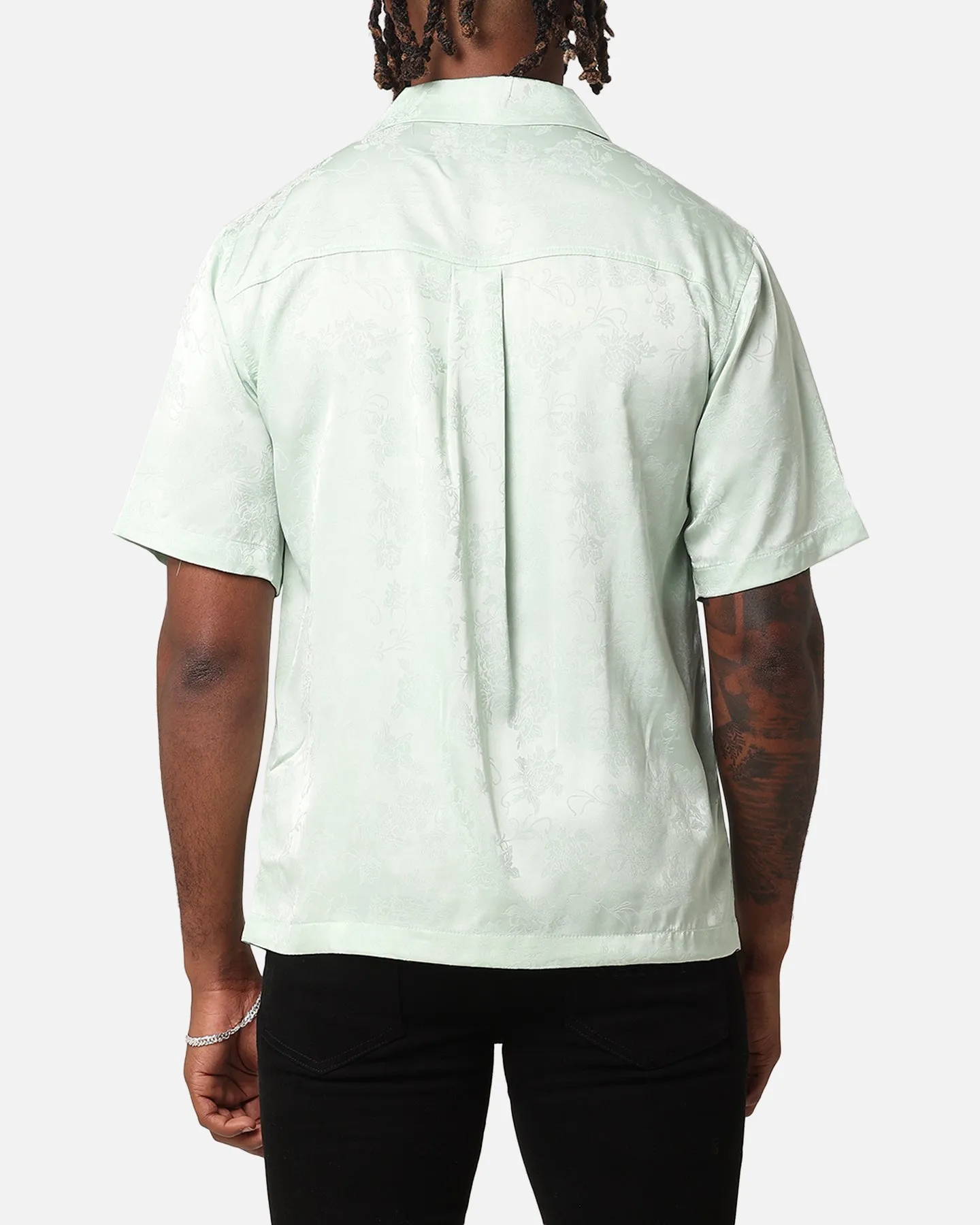 XXIII Carry Satin Button Up Shirt Sage Green sold by Culture Kings product image thumbnail 3