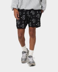 Carre Big Bandana Knitted Shorts Black sold by Culture Kings
