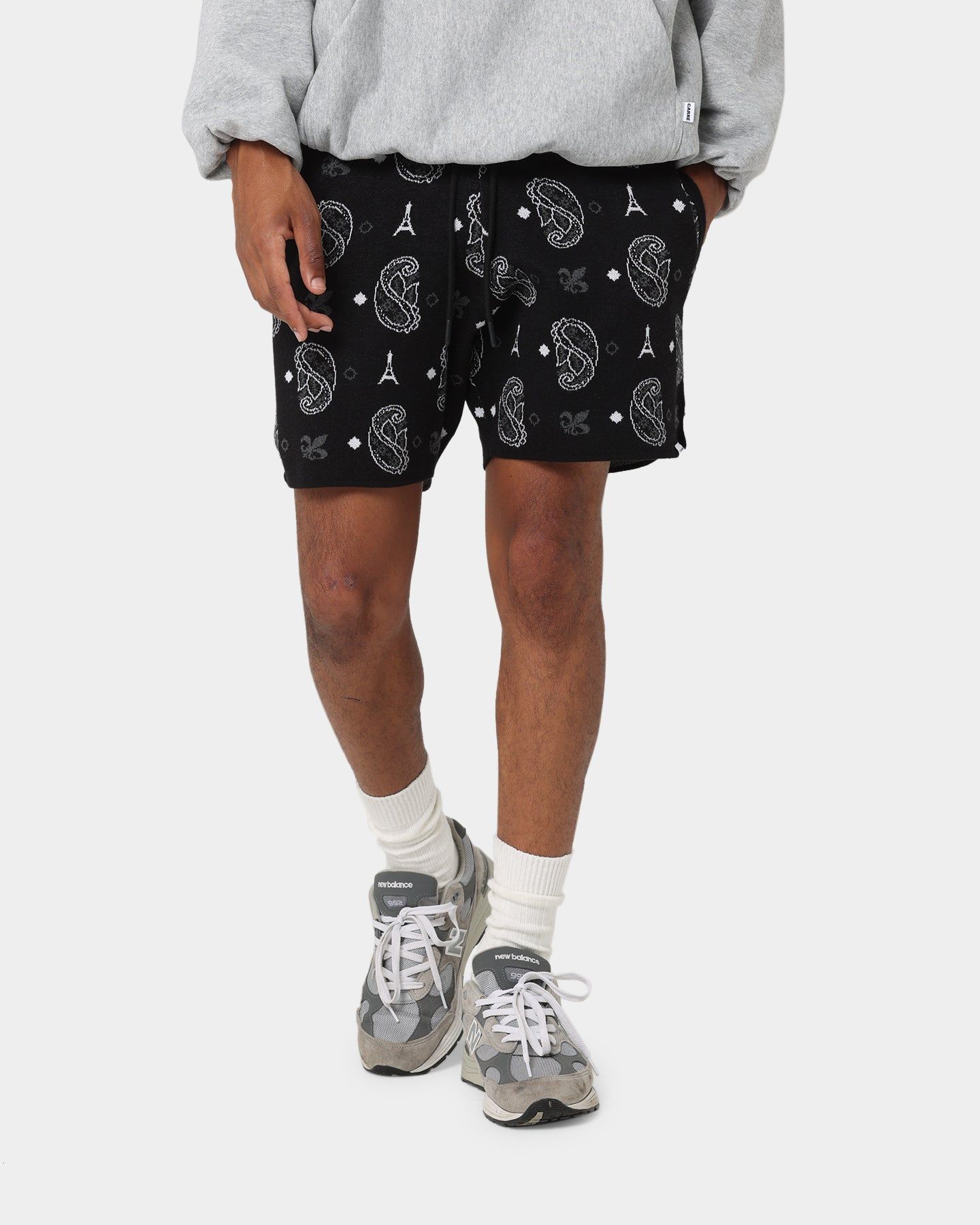 Carre Big Bandana Knitted Shorts Black sold by Culture Kings
