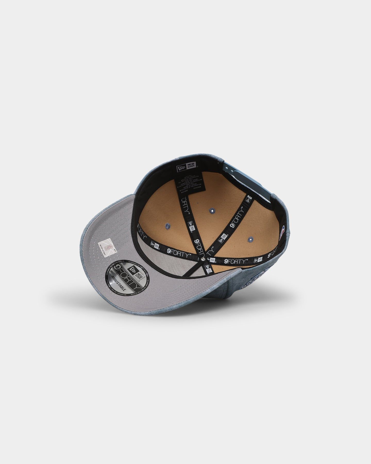 New Era Chicago Bulls 'Sky Blue Washed Suede' 9FORTY A-Frame Snapback Pastel Blue sold by Culture Kings product image thumbnail 5