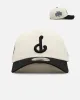 New Era Philadelphia Phillies 'Chrome Upside Down Logo' 9FORTY A-Frame Snapback Chrome/Black sold by Culture Kings