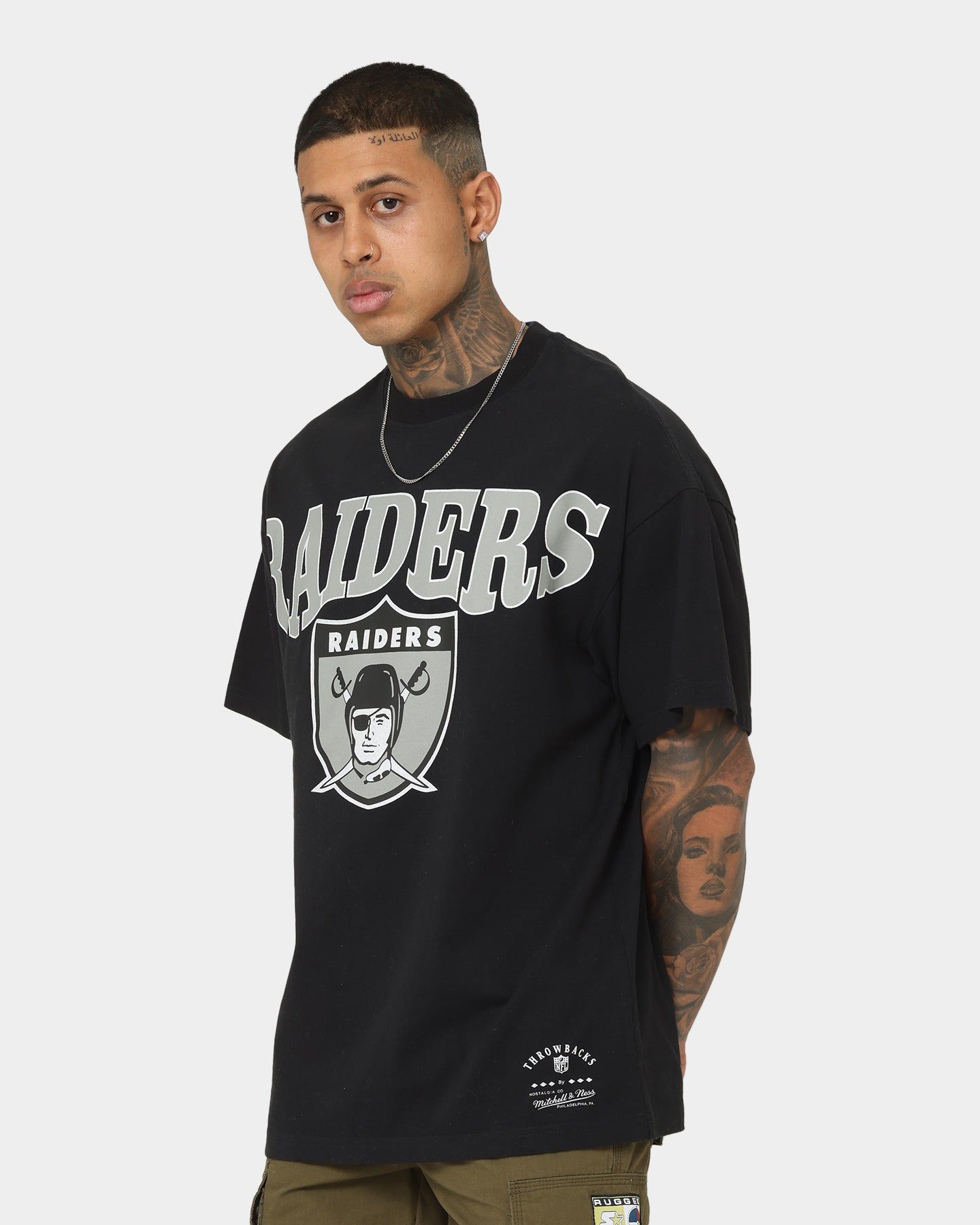 Mitchell & Ness Las Vegas Raiders Under Arch T-Shirt Black sold by Culture Kings product image thumbnail 6