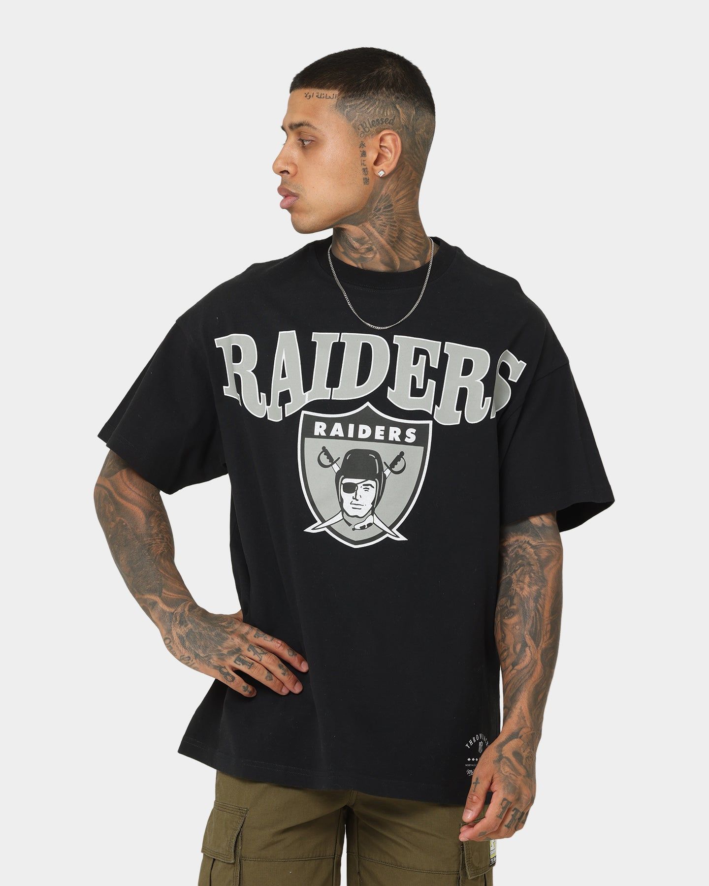 Mitchell & Ness Las Vegas Raiders Under Arch T-Shirt Black sold by Culture Kings
