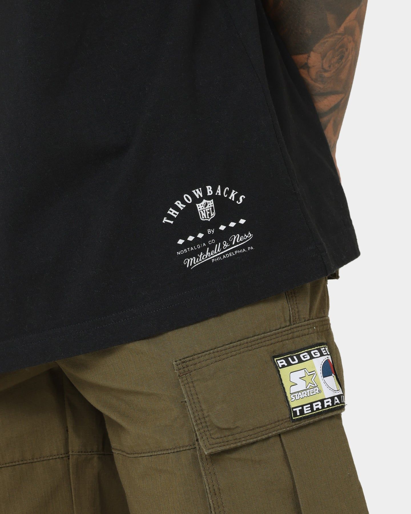 Mitchell & Ness Las Vegas Raiders Under Arch T-Shirt Black sold by Culture Kings product image thumbnail 7