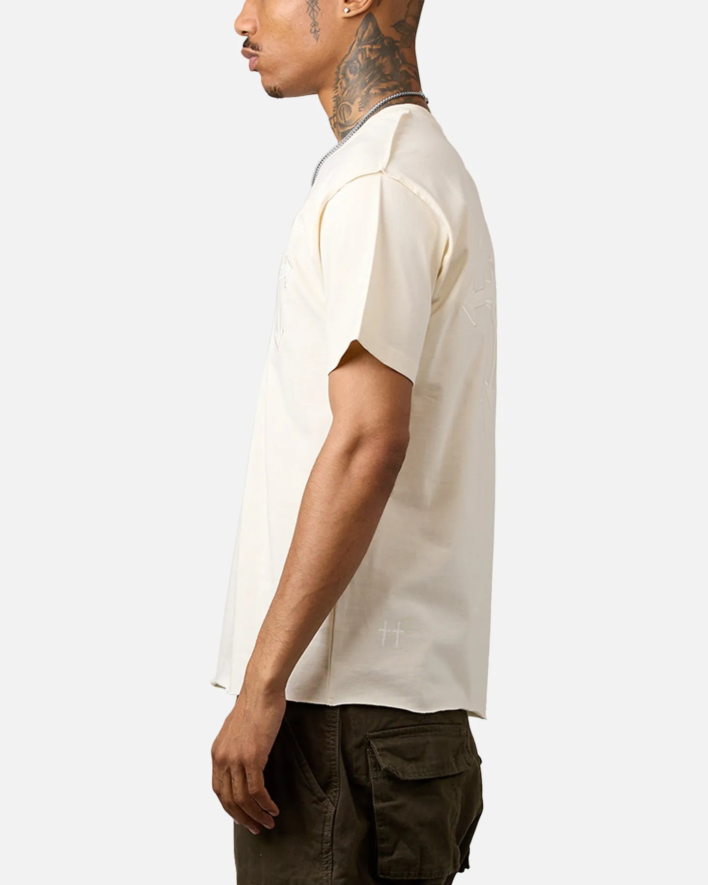 Saint Morta Sorrows Cut T-Shirt Off White sold by Culture Kings product image thumbnail 5
