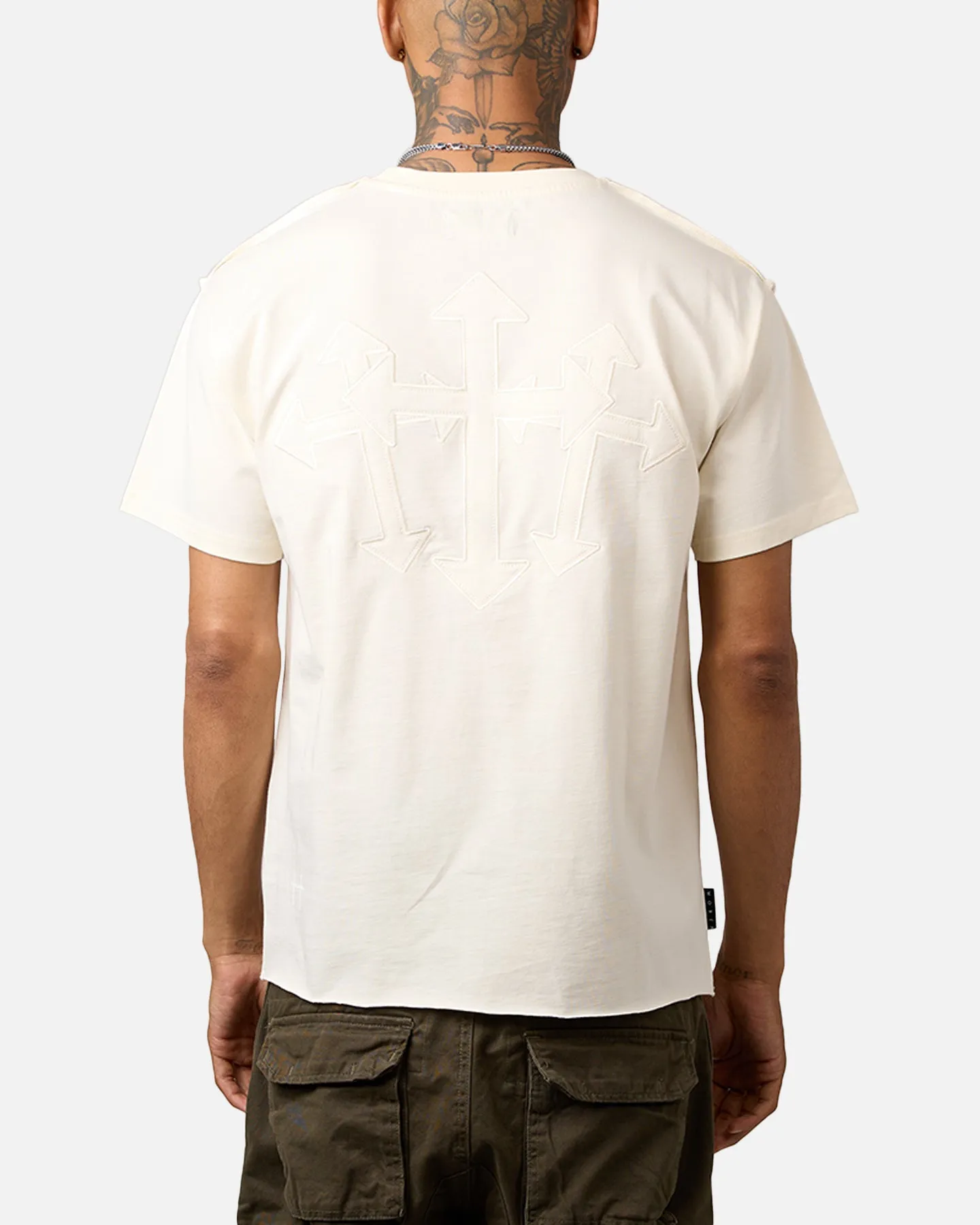Saint Morta Sorrows Cut T-Shirt Off White sold by Culture Kings