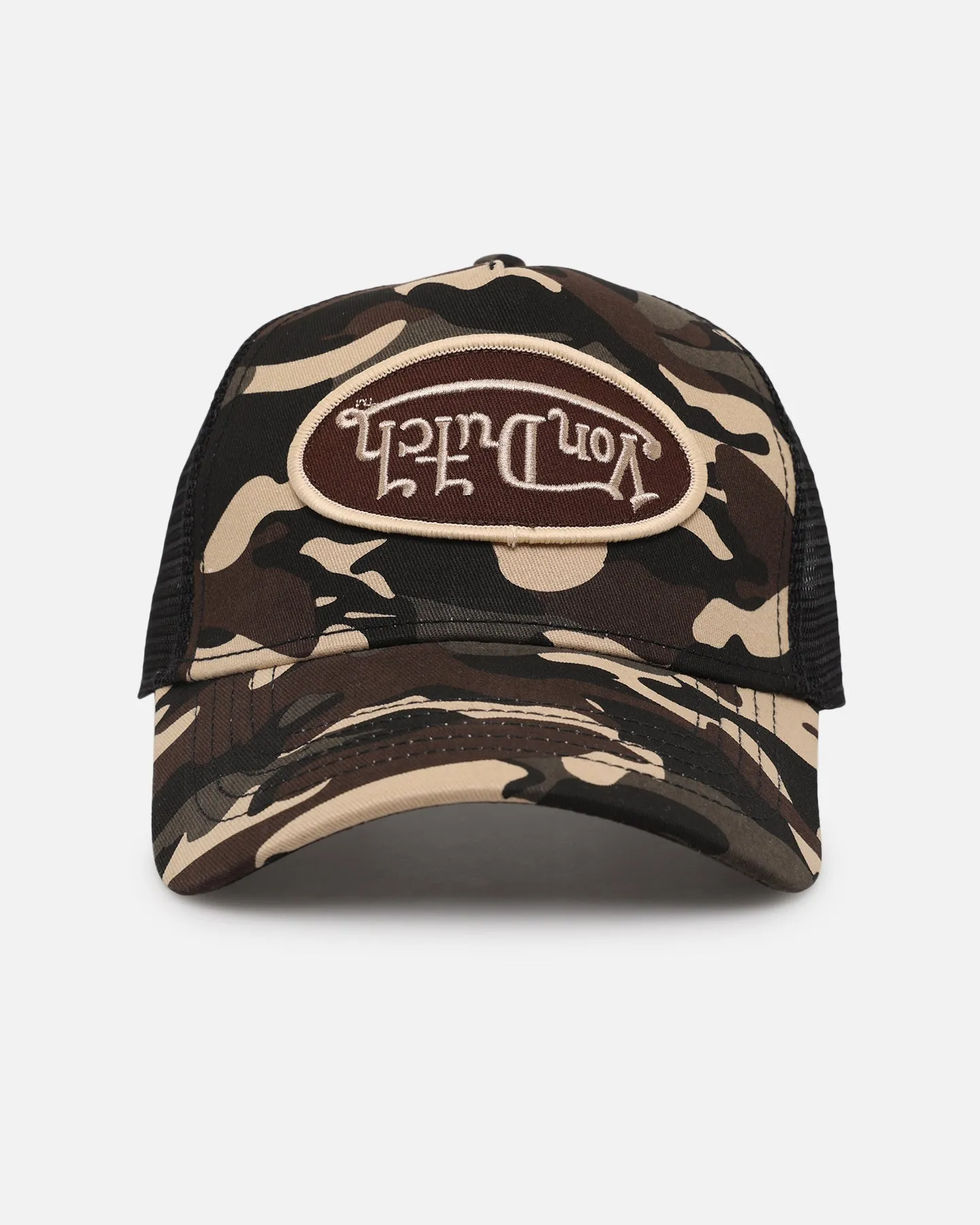 Von Dutch Brown Rambo Camo Trucker Snapback Brown Camo sold by Culture Kings